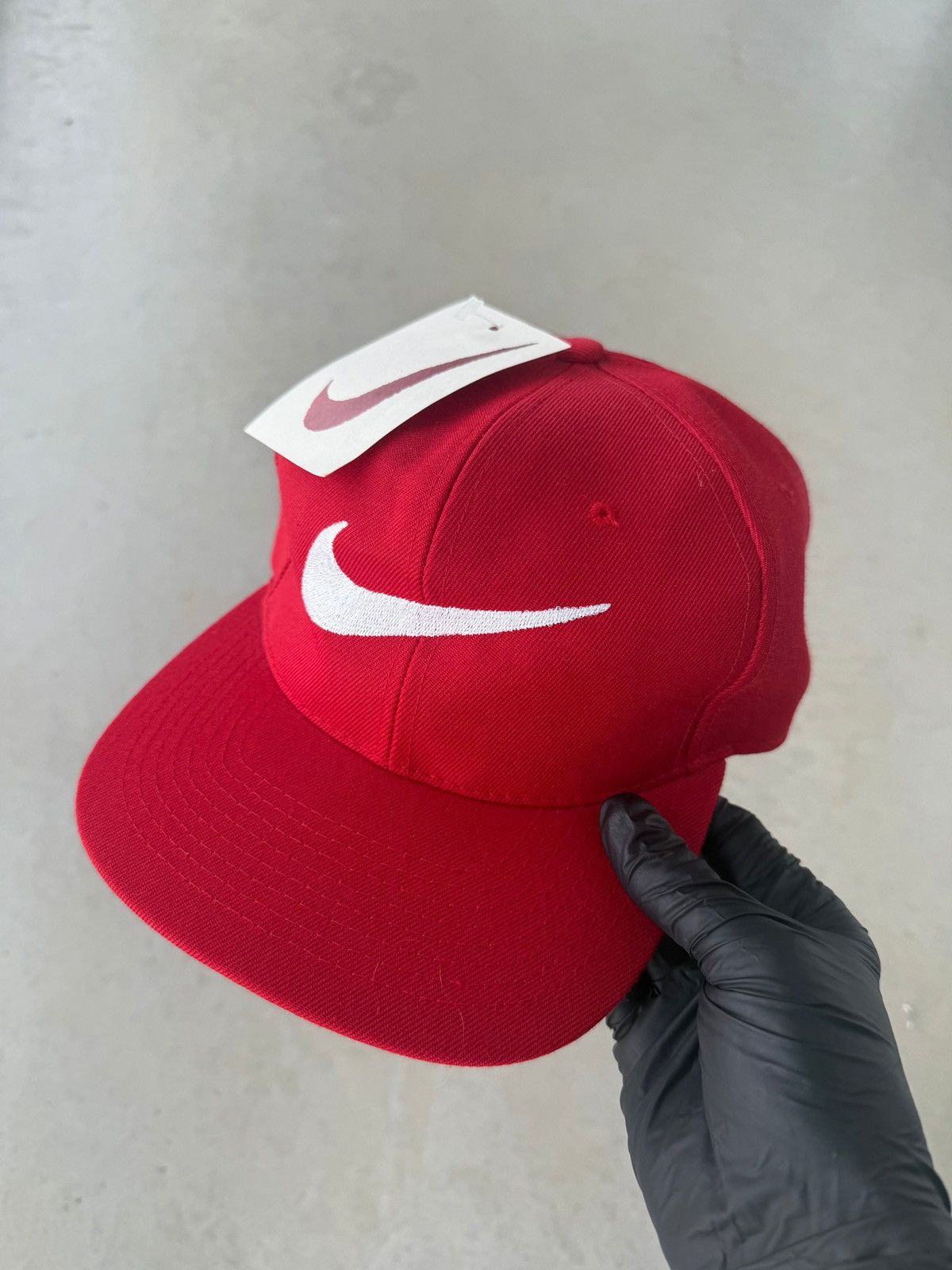 Vintage Vintage 90s Nike Swoosh Embroidered Hat OSFA Size ONE SIZE - 1 Thumbnail