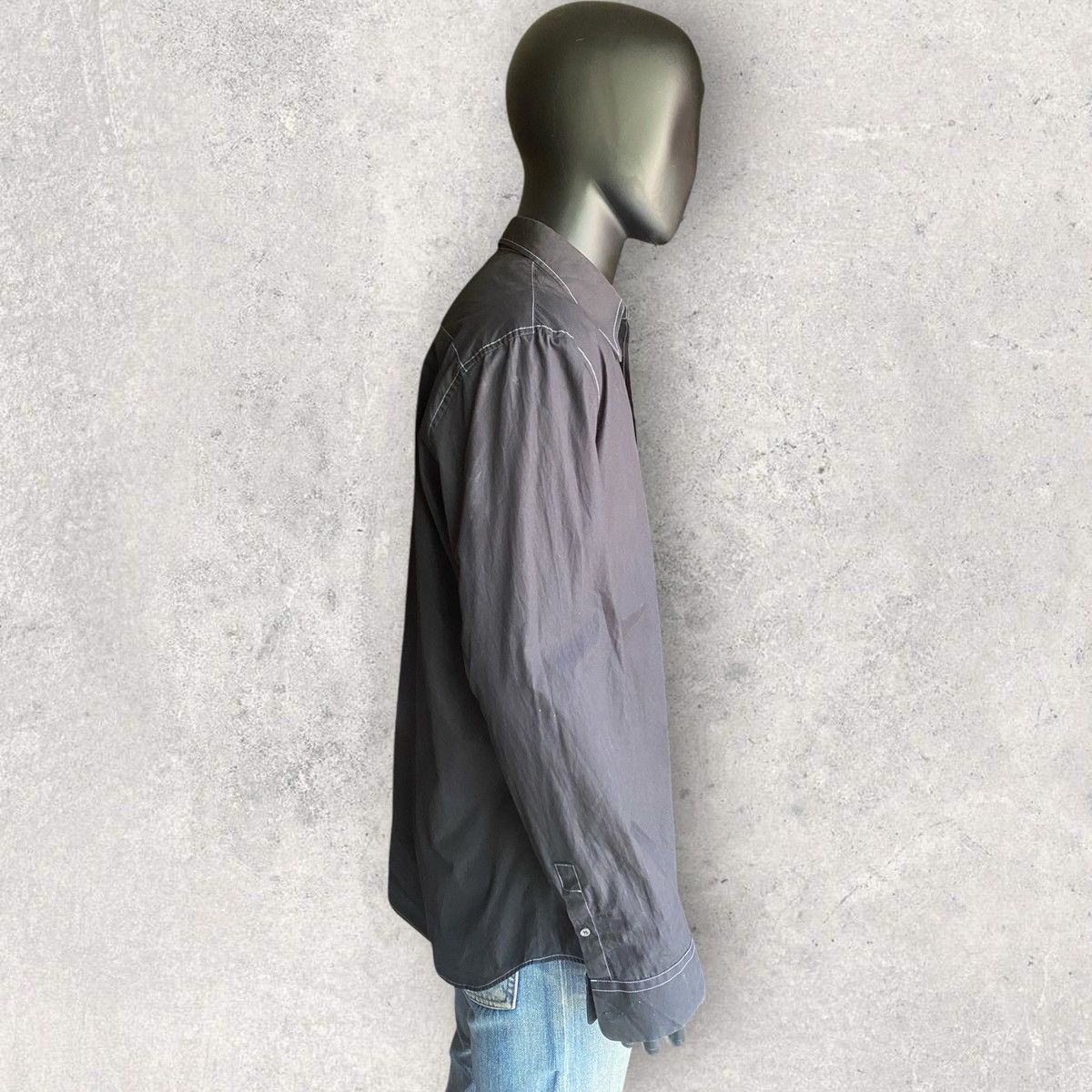 Maison Margiela SS18 Contrast Stitch Shirt Size US M / EU 48-50 / 2 - 4 Thumbnail
