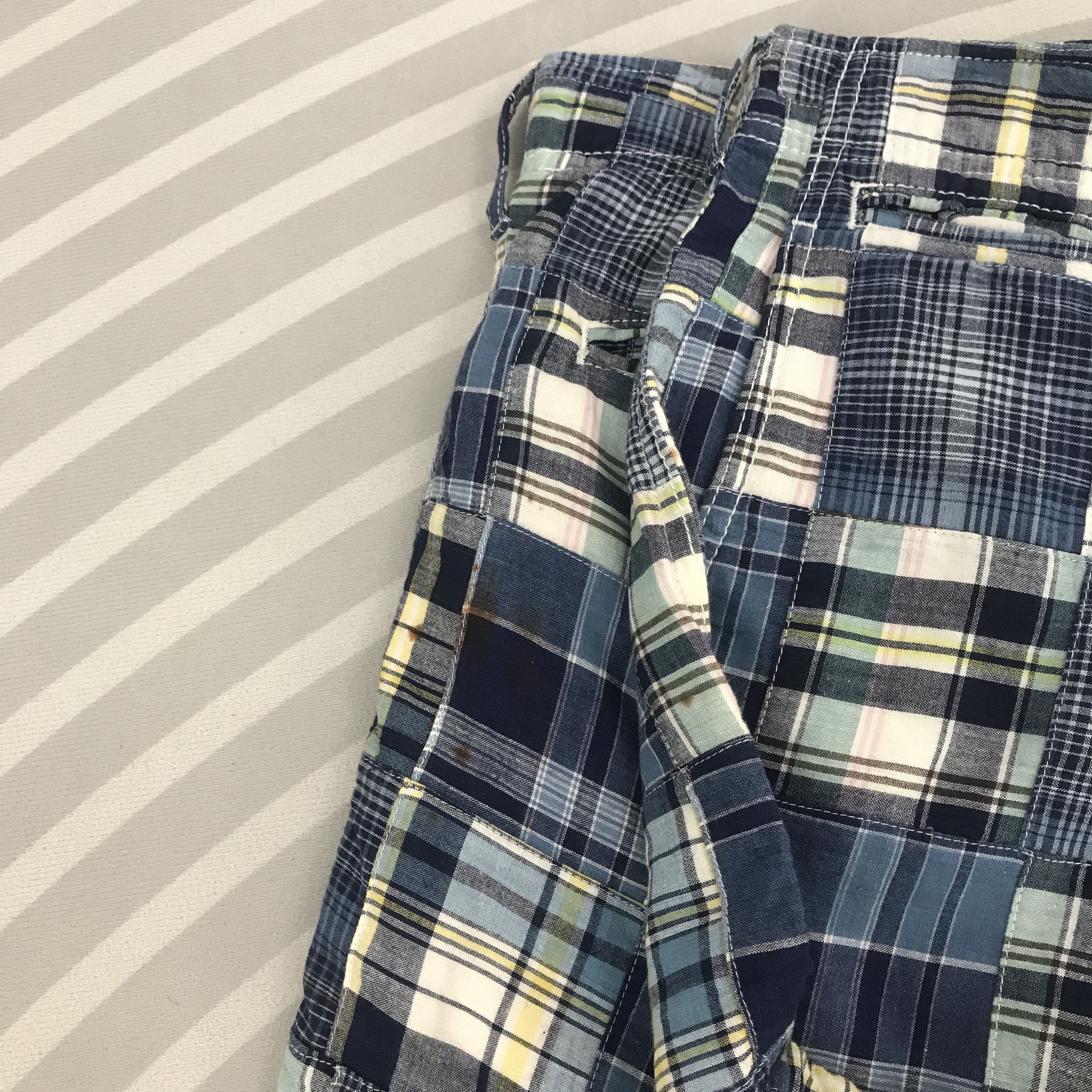 Designer × Japanese Brand × Vintage Vintage Back Number japan patchwork Shorts Size US 30 / EU 46 - 8 Thumbnail