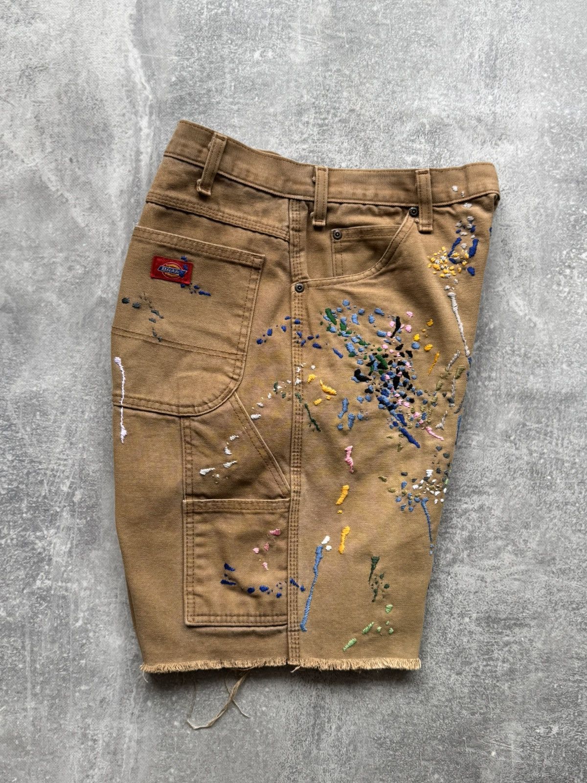 Dickies Hand Made Fake Embroidered Stains Shorts Dickies Work Wear Size US 34 / EU 50 - 11 Thumbnail