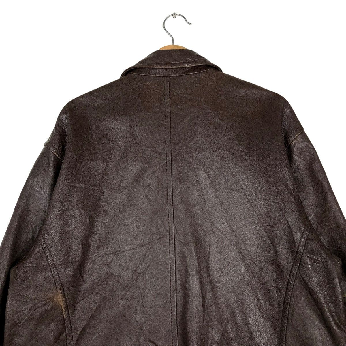 Issey Miyake 🔥VINTAGE BIKER LEATHER JACKET INTERMEZZO ISSEY MIYAKE Size US M / EU 48-50 / 2 - 9 Thumbnail