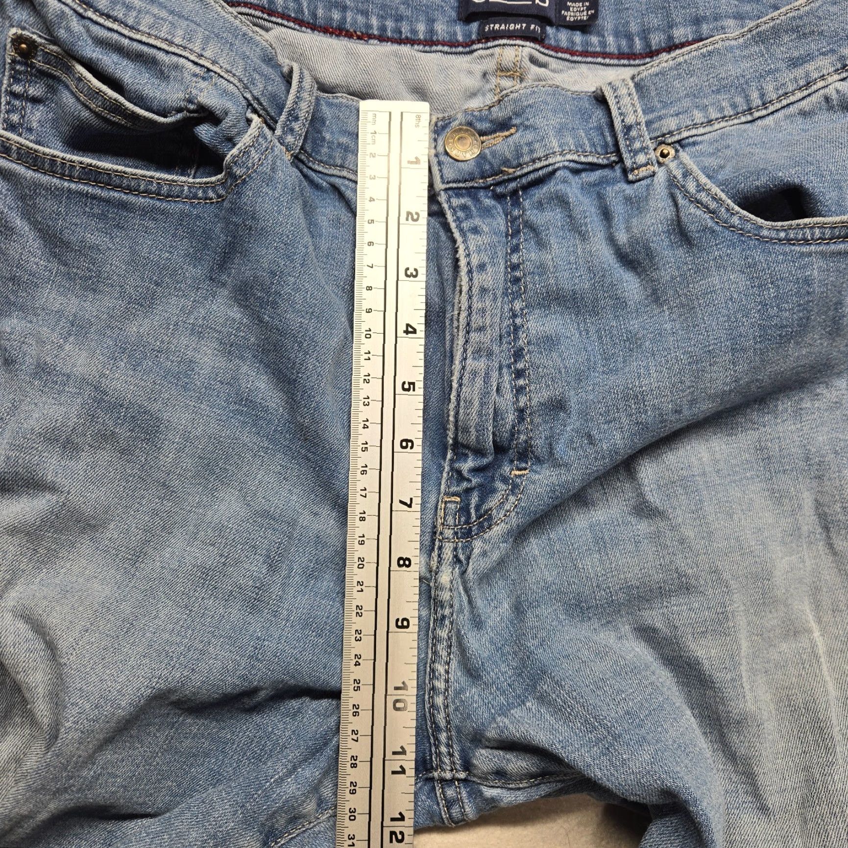 Chaps Chaps Jeans Blue Denim Straight Leg Medium Wash Casual Men's 38 X 30 Size US 38 / EU 54 - 6 Thumbnail