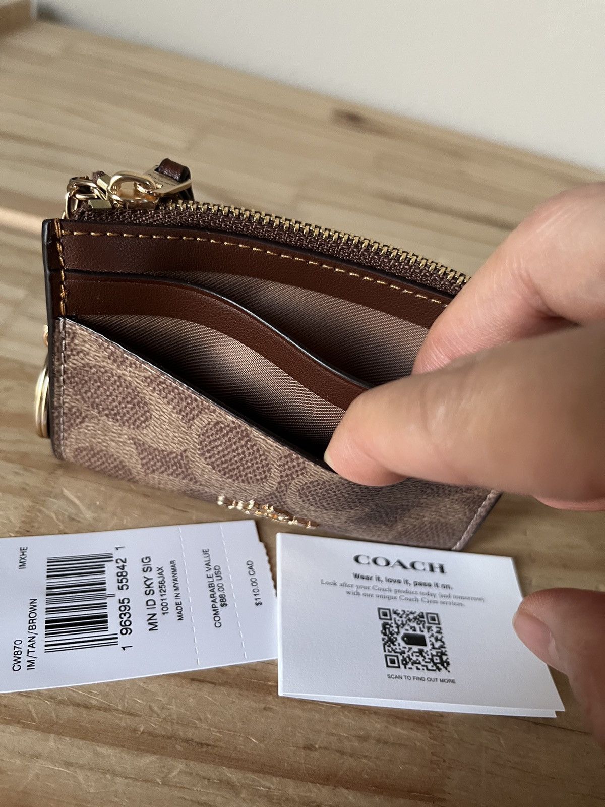 Coach Coach Card Holder Size ONE SIZE - 6 Thumbnail