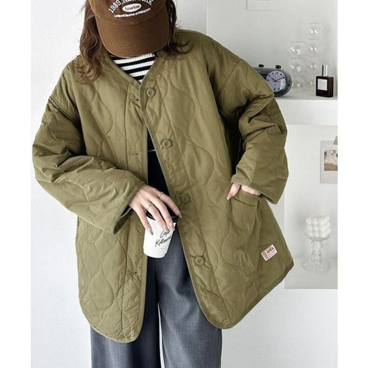 Japanese Brand JAVA JAPAN LINEAR, QUILTED JACKET Size US L / EU 52-54 / 3 - 6 Thumbnail