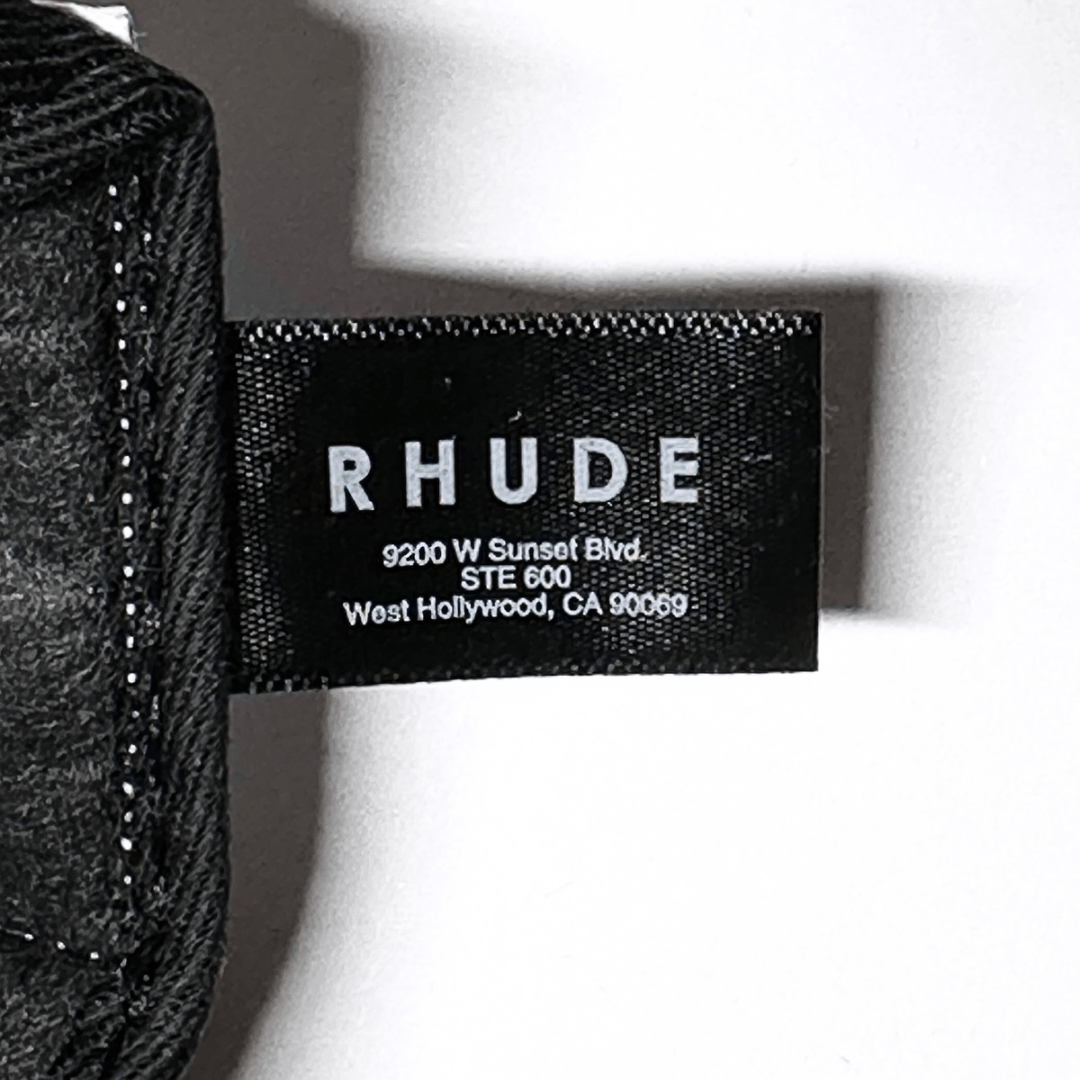 Rhude Rhude Blue & White Geometric Jacquard Trucker Hat Size ONE SIZE - 7 Thumbnail