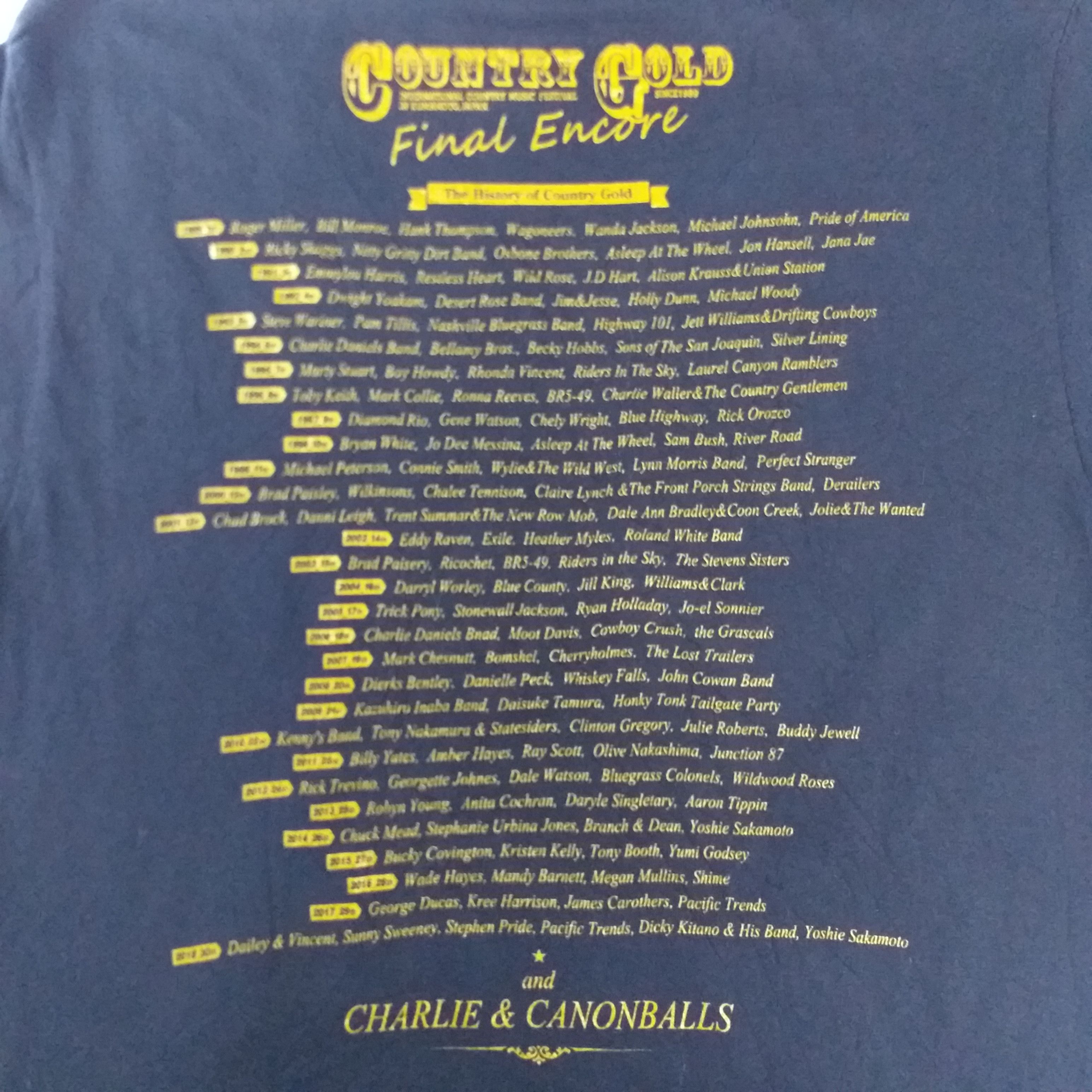 Band Tees Vintage Country Rock Festival in Japan Medium T-shirt -E038 Size US M / EU 48-50 / 2 - 5 Thumbnail