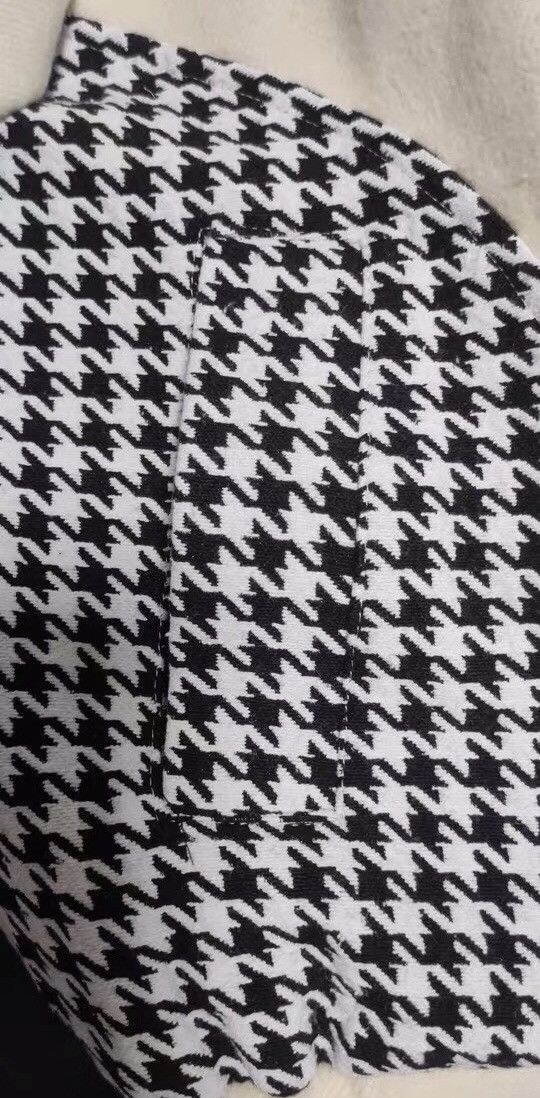 Japanese Brand × Vintage Retro houndstooth patchwork jacket coat Size US XL / EU 56 / 4 - 7 Thumbnail