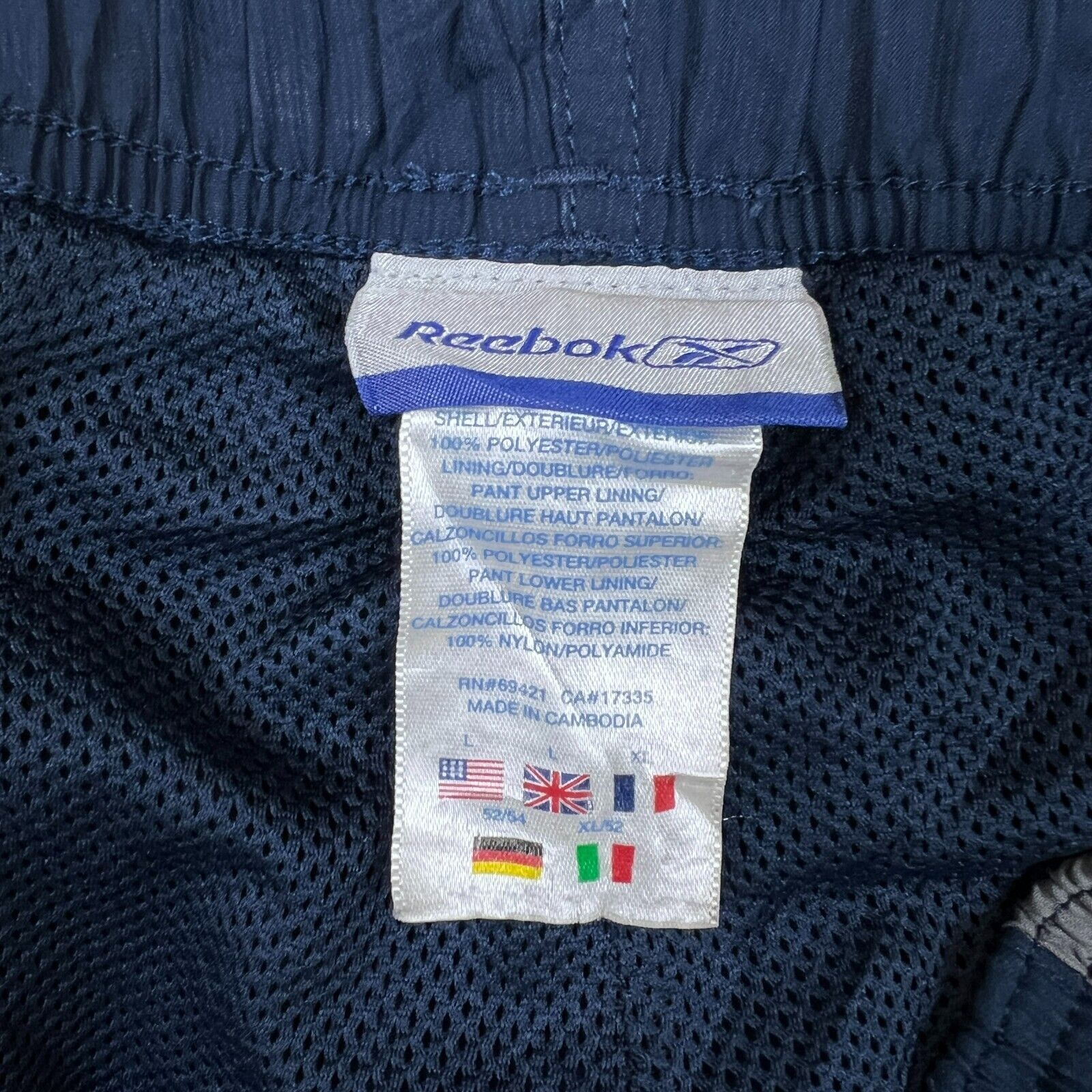 Reebok × Vintage Reebok Track Pants Large Classic Relaxed Athletic Gym Jogger Size US 30 / EU 46 - 6 Thumbnail