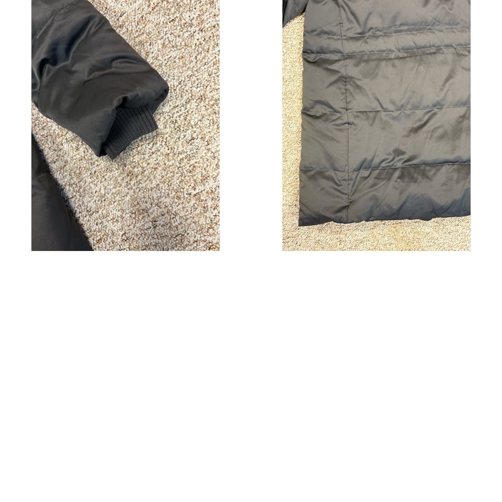 J. Jill VINTAGE J Jill Down Jacket Womens Long Coat Quilted Puffer Snap Black M Medium Coat Womens Size M / US 6-8 / IT 42-44 - 9 Thumbnail