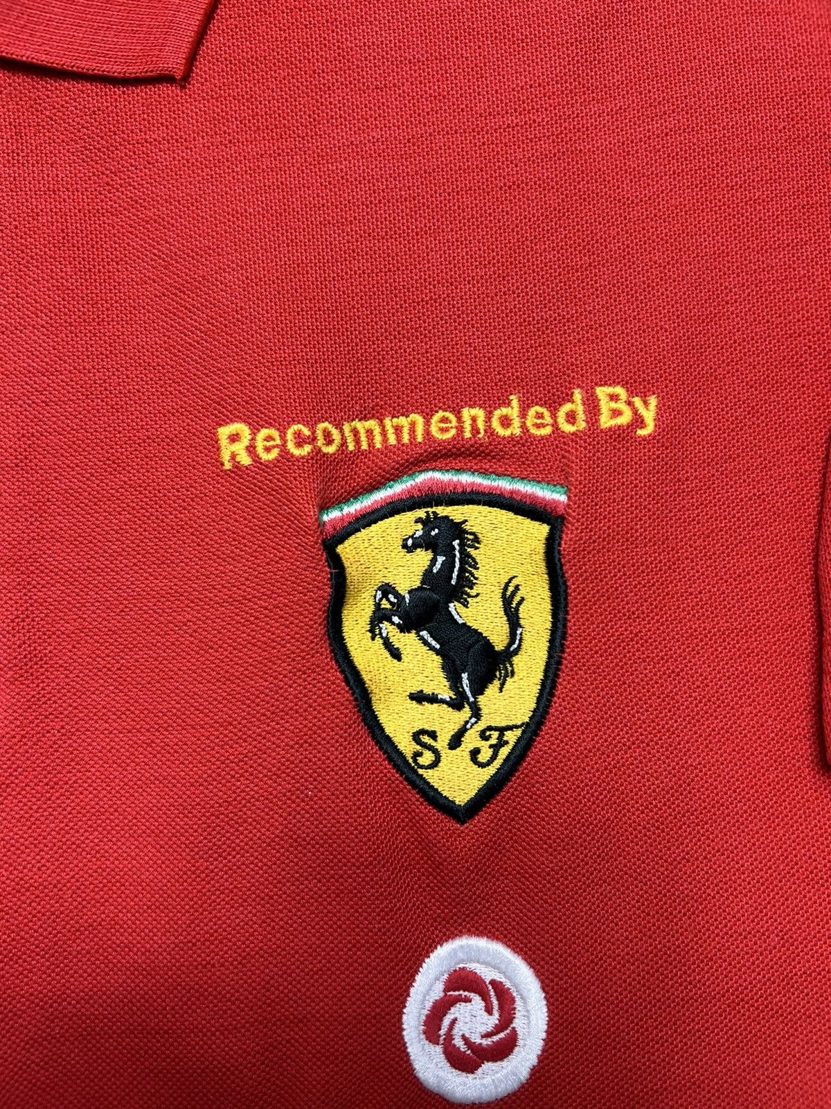 Ferrari × Vintage Polo Shirt Ferrari Racing Nascar Shell Vintage 90’s Size US L / EU 52-54 / 3 - 4 Thumbnail