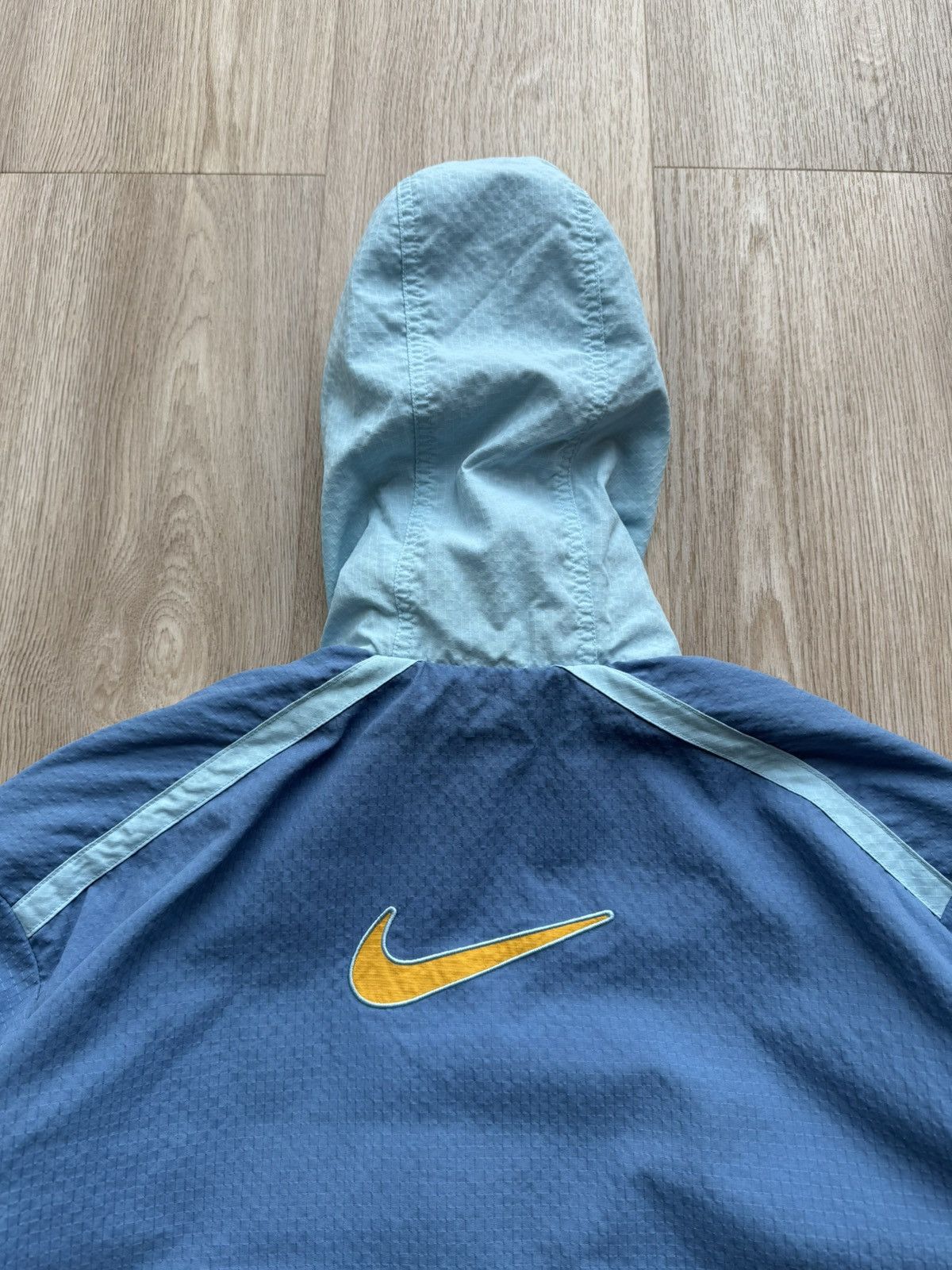 Nike Vintage Nike Blue Anorak Jacket Size US L / EU 52-54 / 3 - 12 Thumbnail
