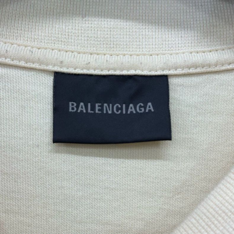 Balenciaga Balenciaga Printed logo short sleeves with khaki back. Size US M / EU 48-50 / 2 - 5 Thumbnail