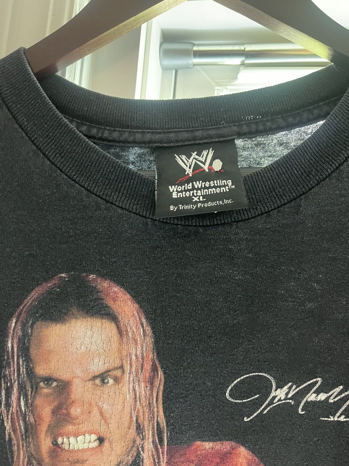 WWF Vintage Jeff hardy t shirt XL Size US XL / EU 56 / 4 - 2 Thumbnail