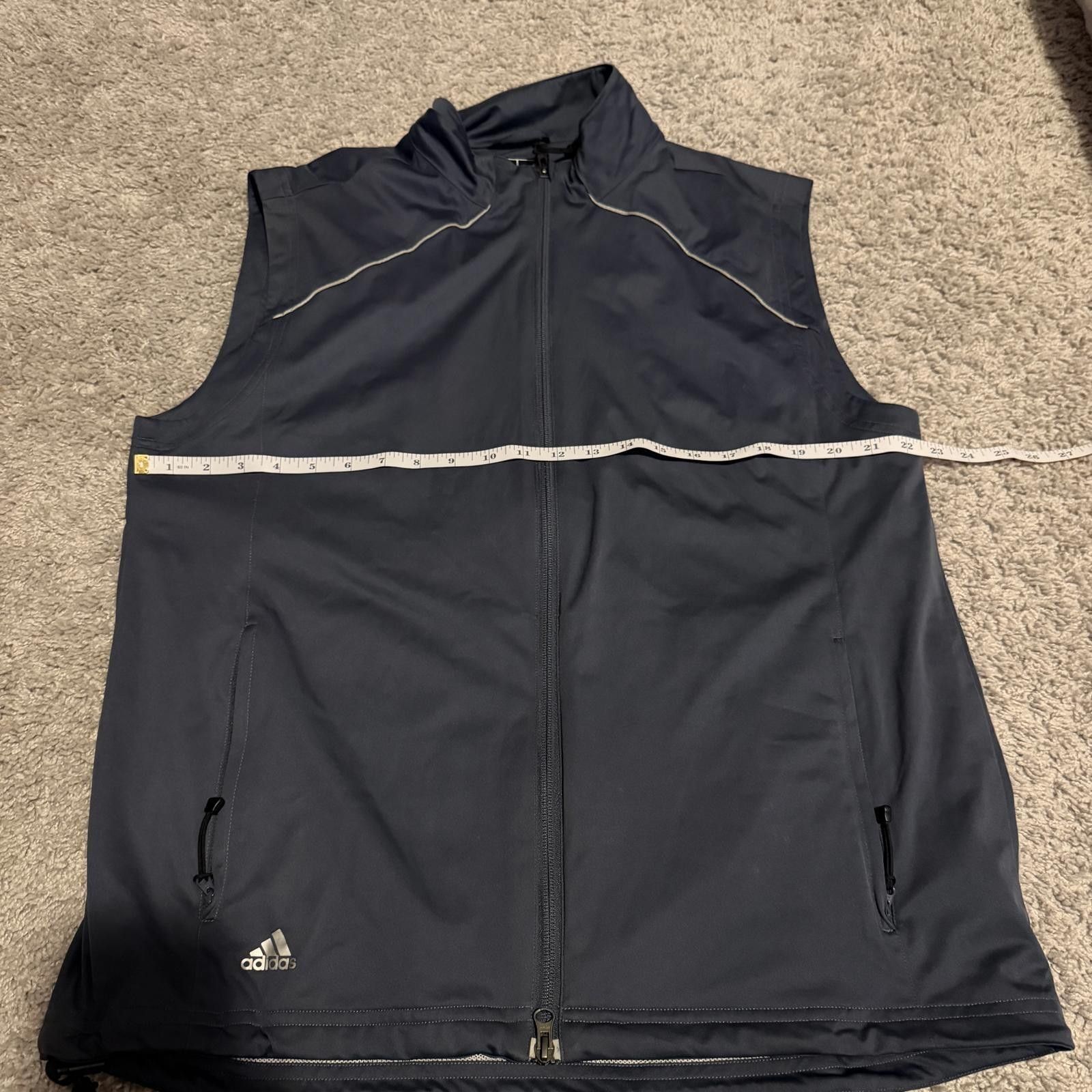Adidas Adidas Sleeveless Full Zip Vest Men's Size 2XL Size ONE SIZE - 1 Thumbnail