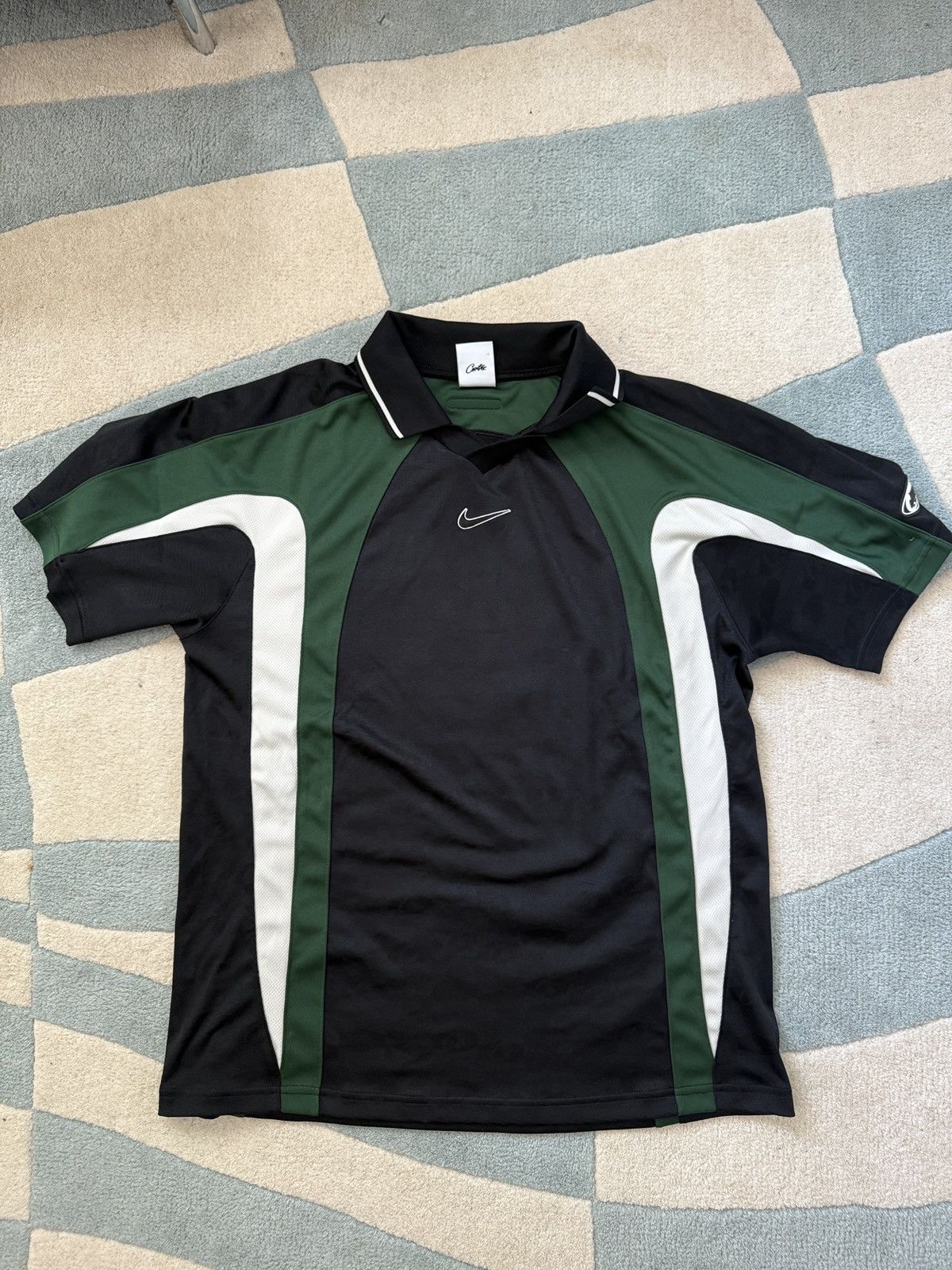トップス NIKE X CORTEIZ NRG JERSEY Nike x Corteiz NRG Jersey Black/Forest Green Men's - SS25 - US