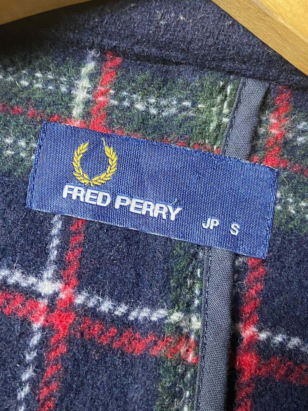 Fred Perry Fred Perry Double Breasted Wool Peacoat (166) Size US S / EU 44-46 / 1 - 8 Thumbnail