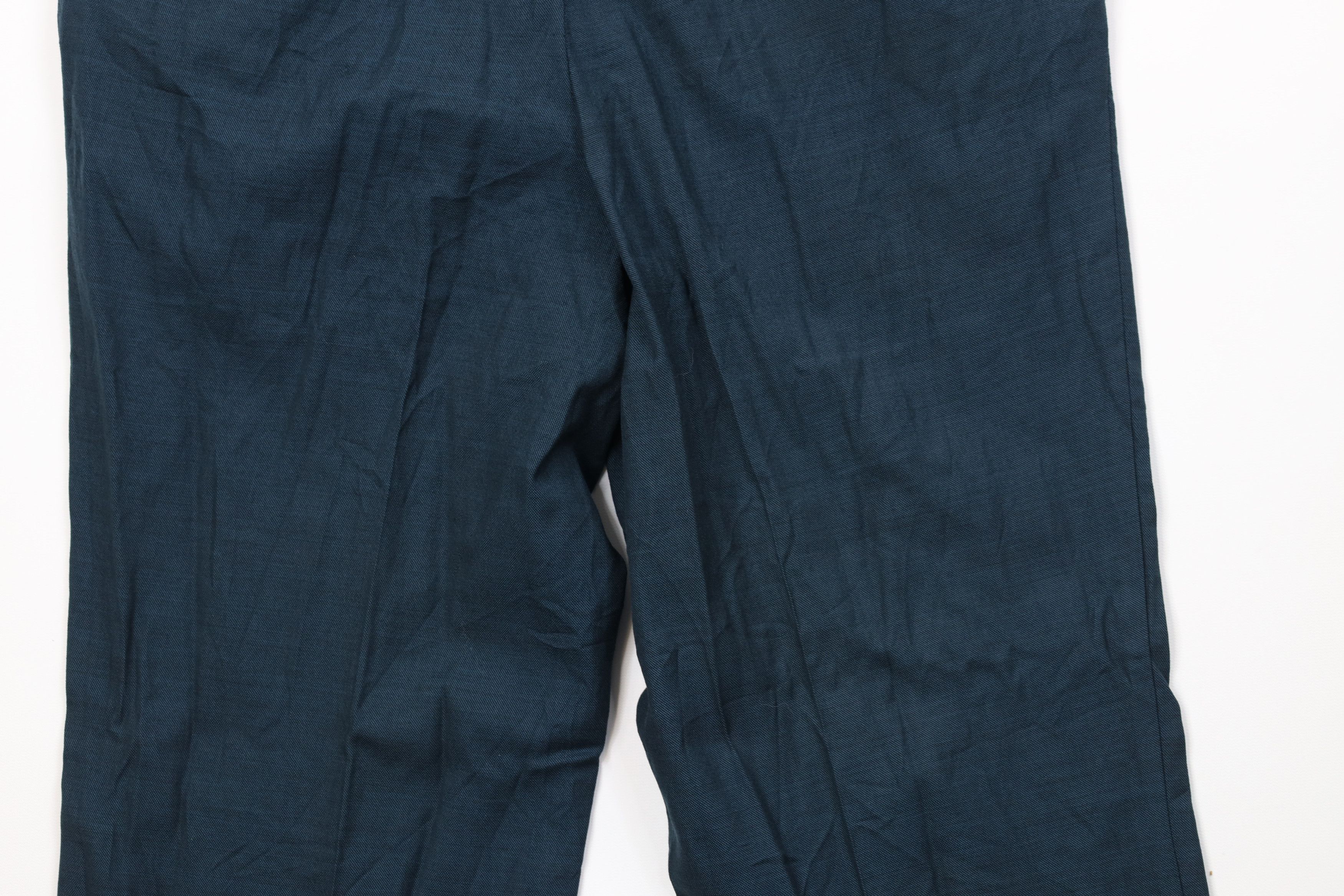 Vintage Vintage 50s Hollywood Regency Gabardine Chino Pants Blue USA Size US 32 / EU 48 - 13 Thumbnail