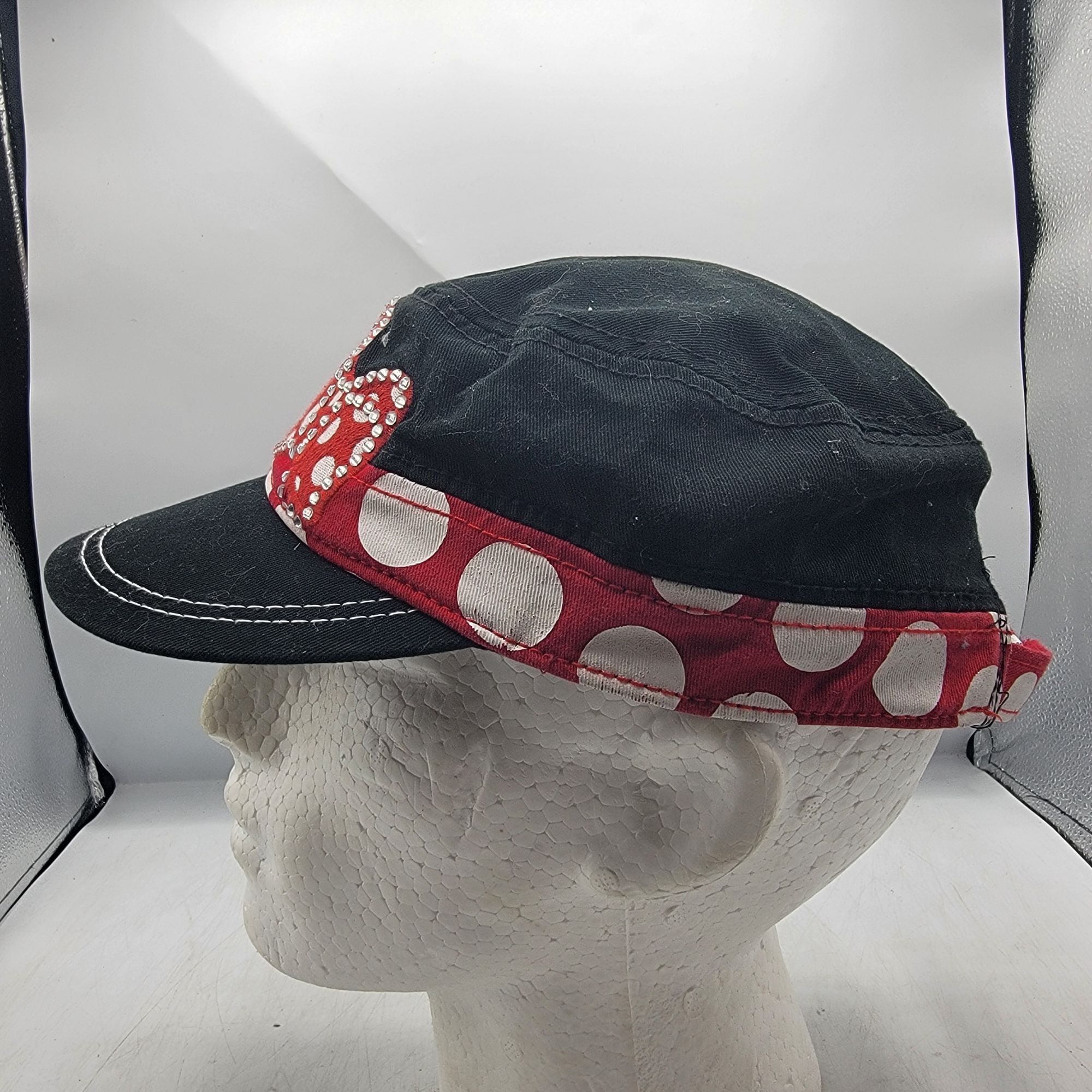 Disney Disney Parks Adults Black Red Polka Dot Rhinestone Minnie Mo Size ONE SIZE - 2 Thumbnail