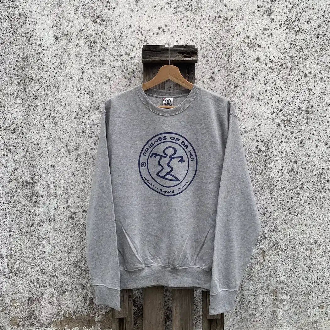 Japanese Brand Da Huii Hawaii Crewneck Big Logo Sweater Jumper Pullover Size US M / EU 48-50 / 2 - 1 Thumbnail