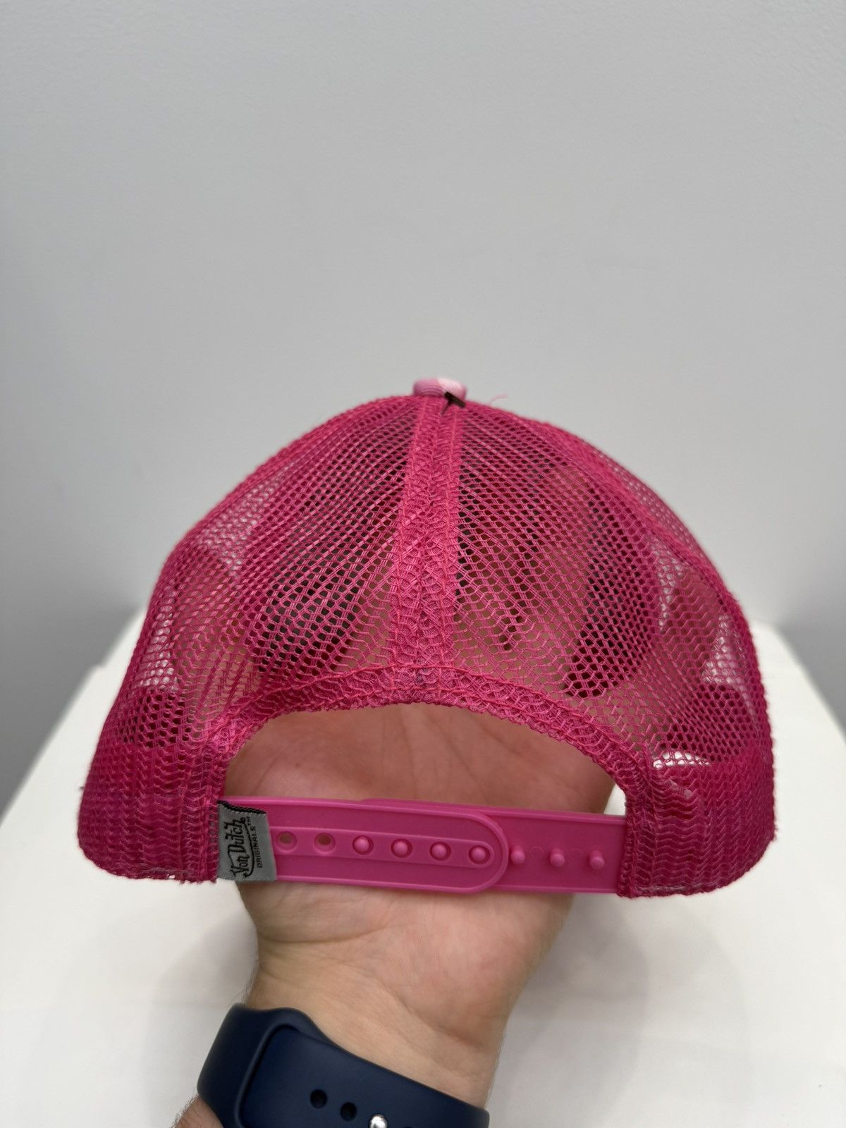 Von Dutch Von Dutch Streetwear Y2K Pink Camo Logo Hat Cap Size ONE SIZE - 2 Thumbnail