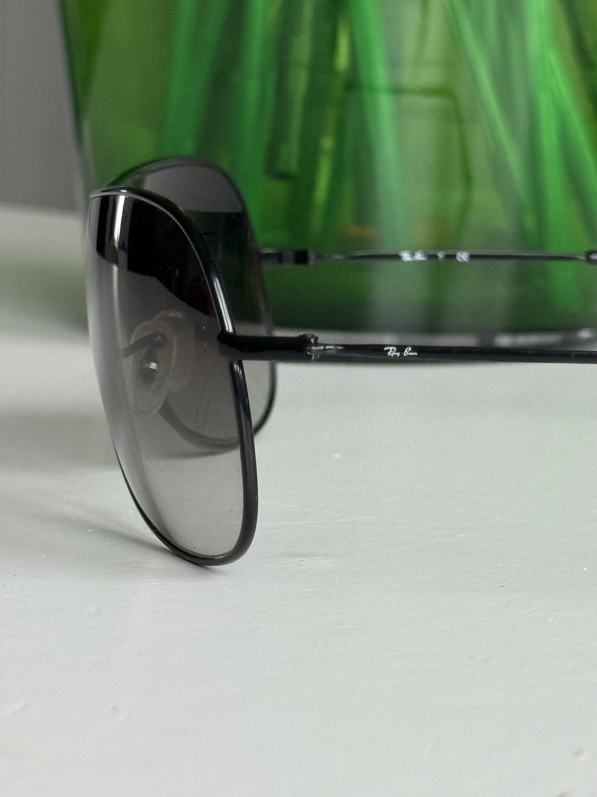 Designer Vintage y2k RayBan shield sunglasses avantgarde archive opium Size ONE SIZE - 5 Thumbnail