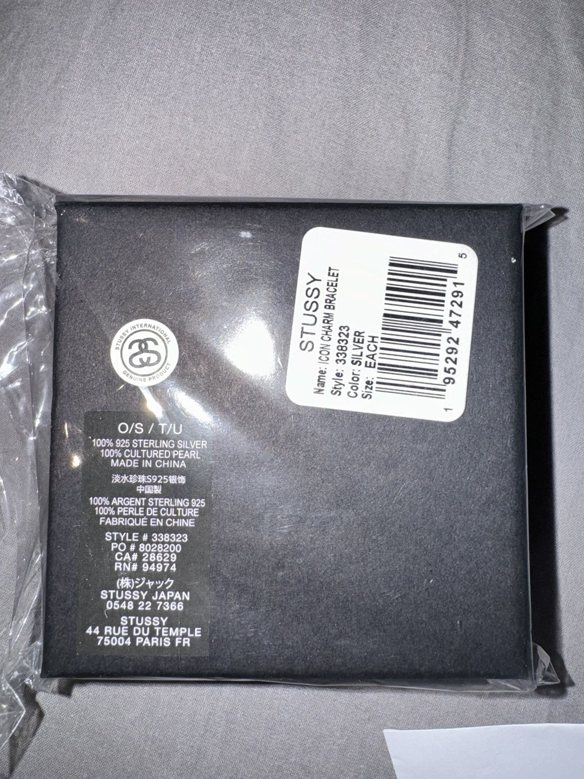 Stussy Stussy Icon Charm Bracelet Sterling Silver Size ONE SIZE - 6 Thumbnail