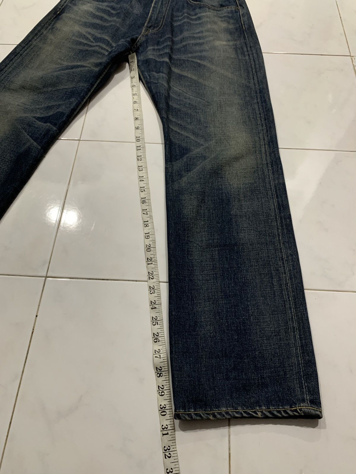 Bape Vintage OG Bape A Bathing Ape Multi Logo Jeans Size US 33 - 21 Thumbnail
