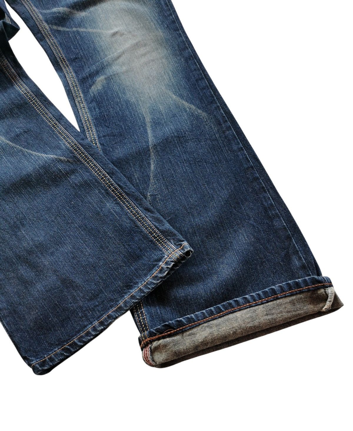 Edwin Vintage EDEdwin Flared Denim Jeans LGB Styles - Size 32x33.5 Size US 32 / EU 48 - 13 Thumbnail
