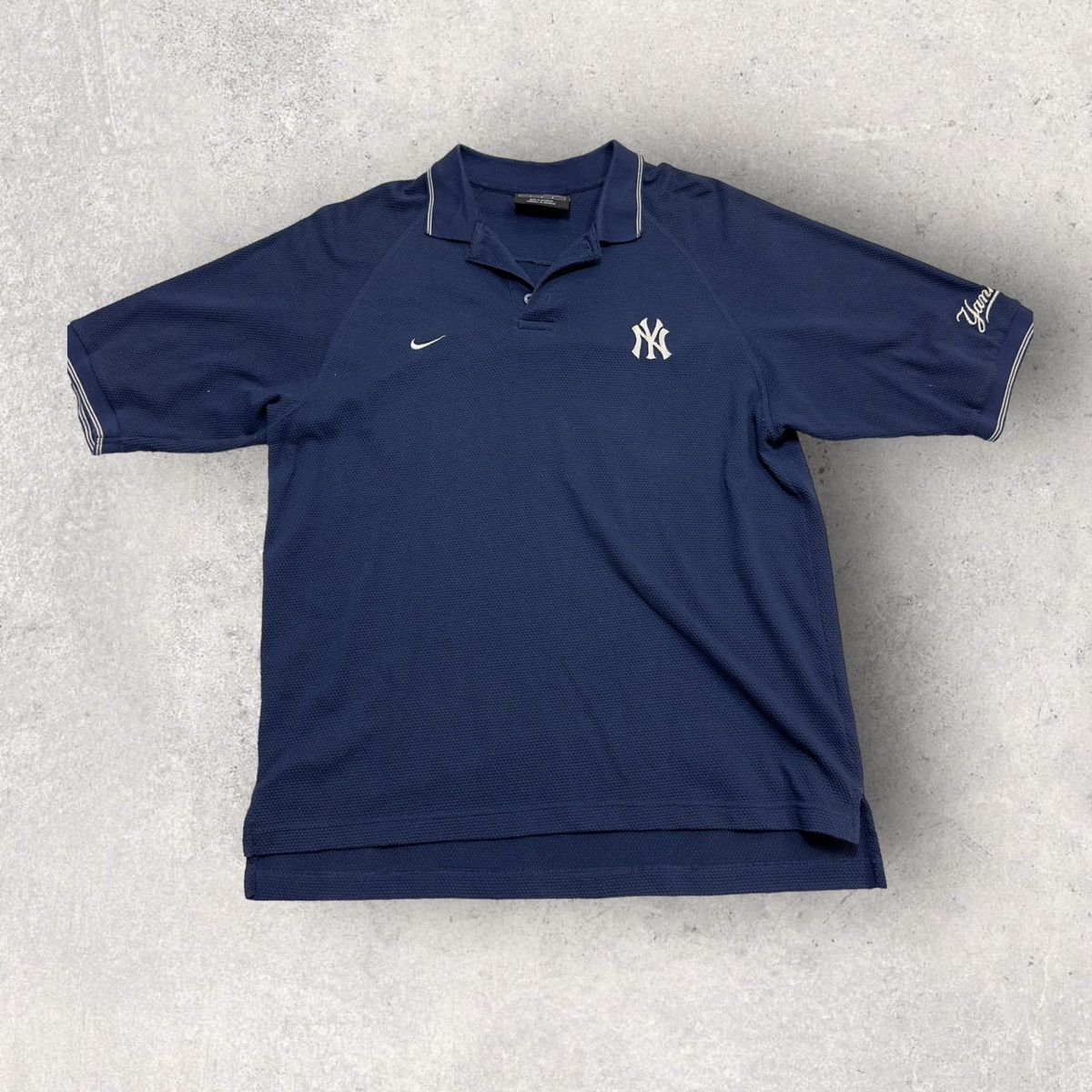 MLB × Nike × Vintage Vintage New York Yankees polo shirt Size US L / EU 52-54 / 3 - 1 Thumbnail
