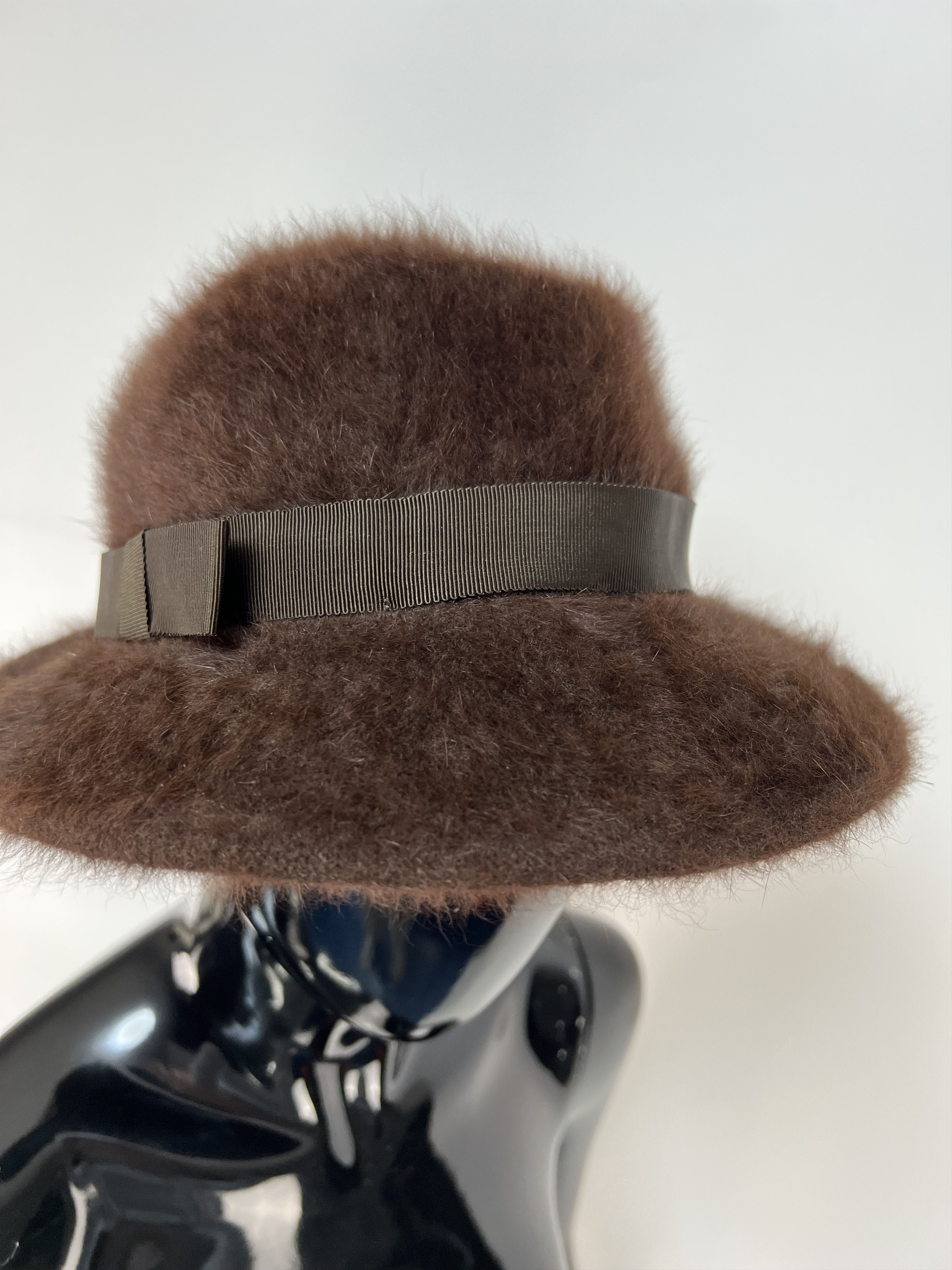 Kangol Kangol Furgora Vintage Carmel Rabbit Hair Angora Bucket Hat Size ONE SIZE - 8 Thumbnail