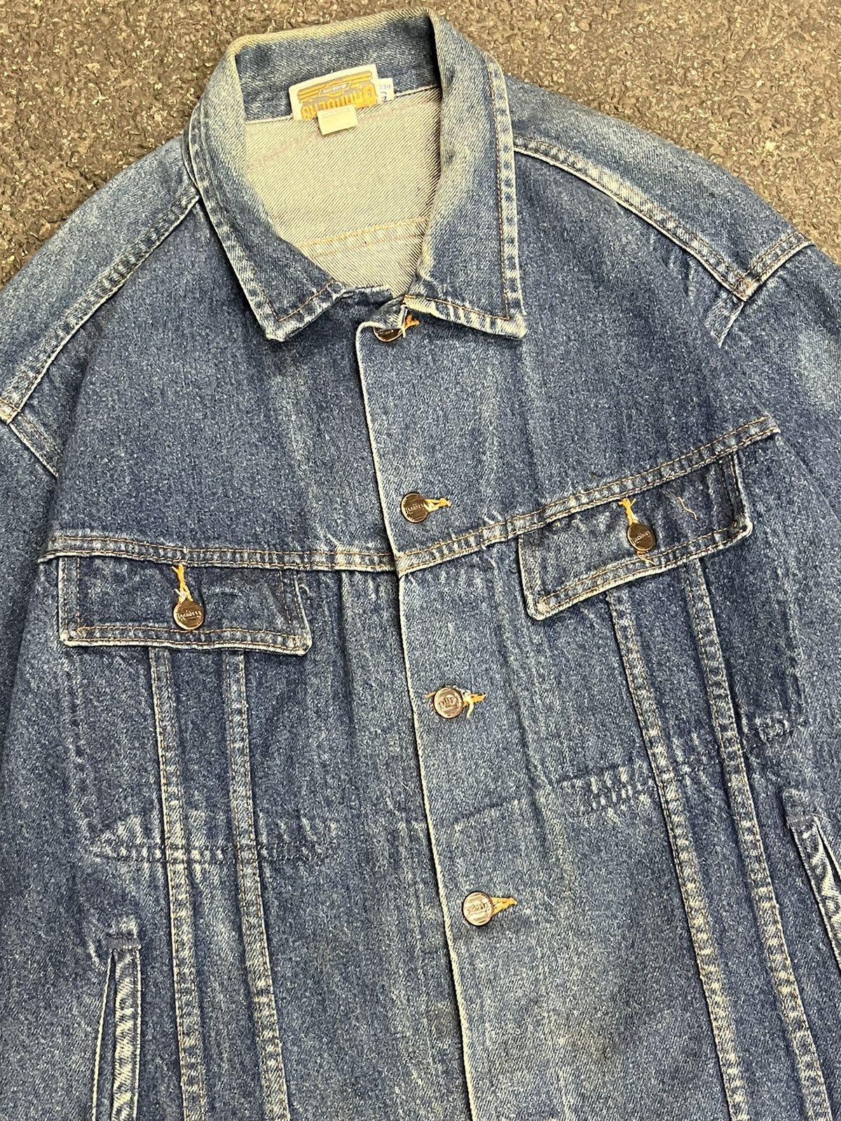 Dickies × Vintage Vintage dickies denim jacket 80s sun faded cropped rare hype Size US XL / EU 56 / 4 - 4 Thumbnail