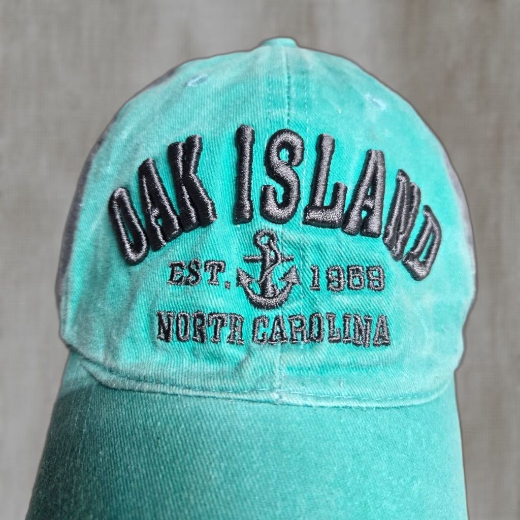 Vintage VINTAGE Wings Beach Hat Cap Unisex Adult Adjustable Cotton Teal Strapback Summer 2020s Size ONE SIZE - 1 Thumbnail