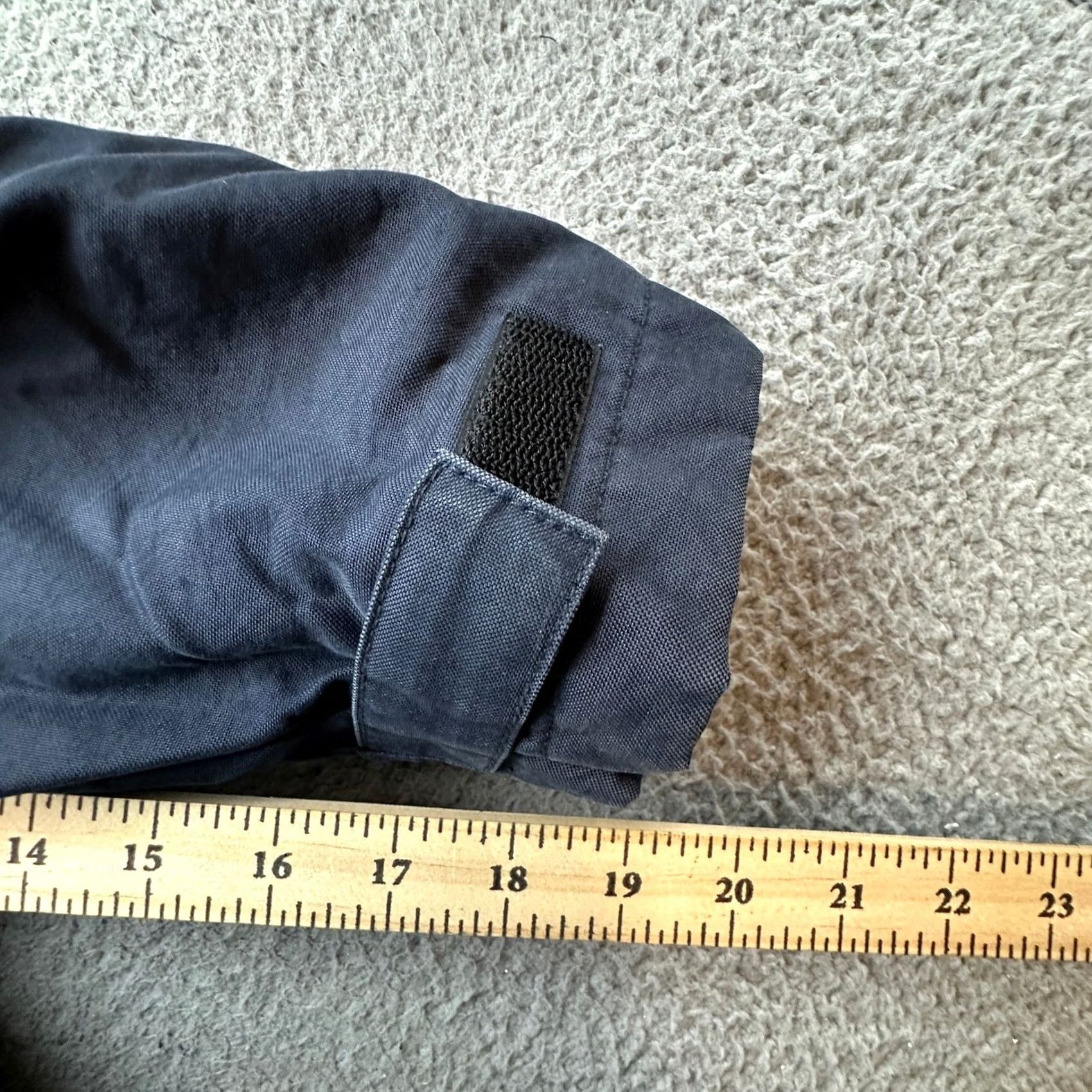 J.Crew J.CREW Jacket Men XL Navy Blue Fleece Lined Field Full Zip Utility Coat/Cotton Nylon Zipper Pockets Hooded Long Casual Outdoor Size US XL / EU 56 / 4 - 5 Thumbnail