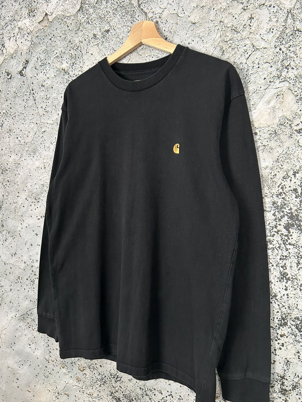 Carhartt Carhartt WIP Black Longsleeve Embroidered Logo Hype Skate Size US S / EU 44-46 / 1 - 2 Thumbnail