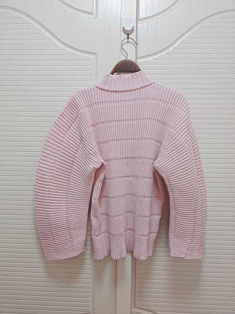 Issey Miyake Issey Miyake size:one size Pink knitted sweater Size XS / US 0-2 / IT 36-38 - 2 Thumbnail