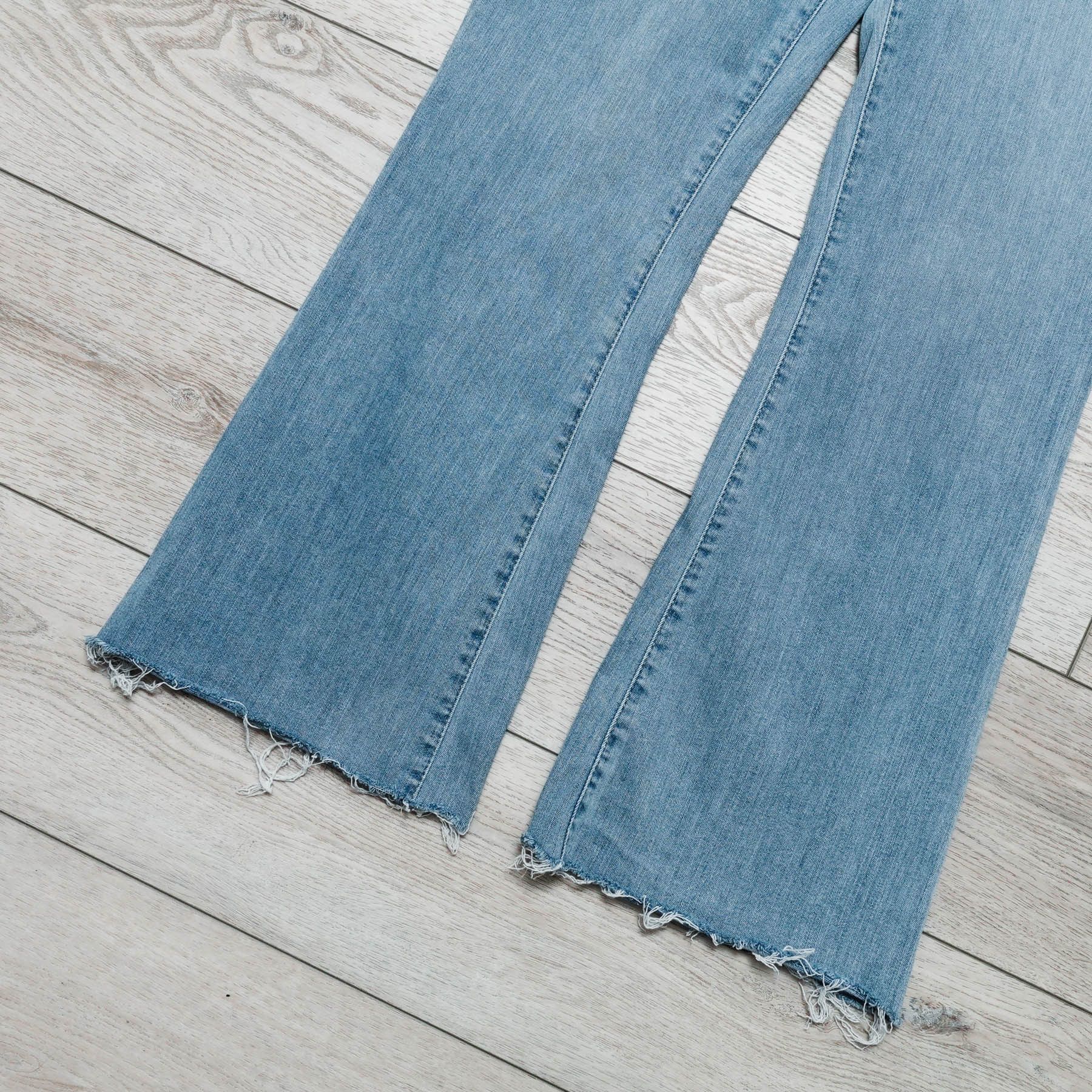 Frame Awesome Frame Vintage Wash Boot Cut Raw Hem Denim Jeans Size US 32 / EU 48 - 7 Thumbnail