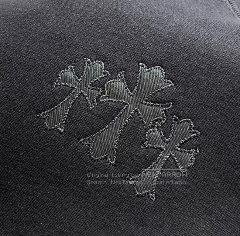 Chrome Hearts CHROME HEARTS Size L Black three-cross embroidered sweater Size US L / EU 52-54 / 3 - 4 Thumbnail