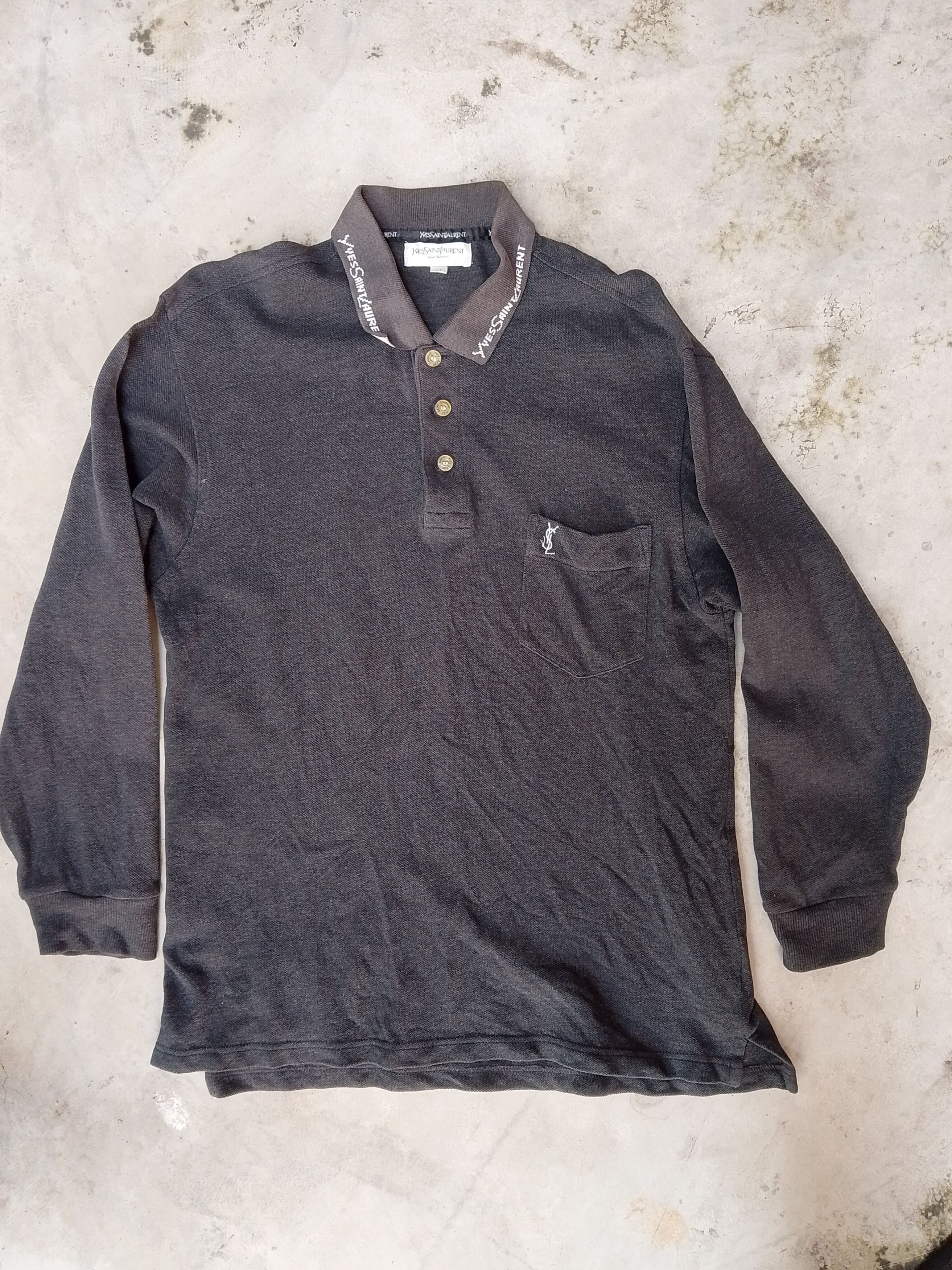 Yves Saint Laurent YSL long sleeve Size US L / EU 52-54 / 3 - 1 Thumbnail