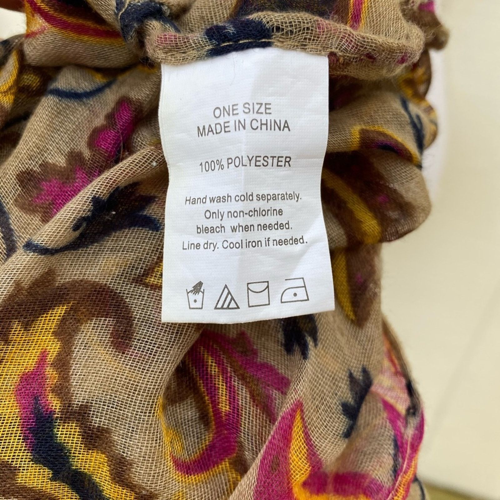 Goods Unbranded Paisley Infinity Scarf Size ONE SIZE - 3 Thumbnail