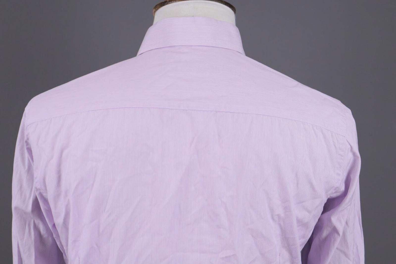 Eton Eton Slim Fit Purple Button Down Shirt Size 41 / 16 Size US M / EU 48-50 / 2 - 10 Thumbnail