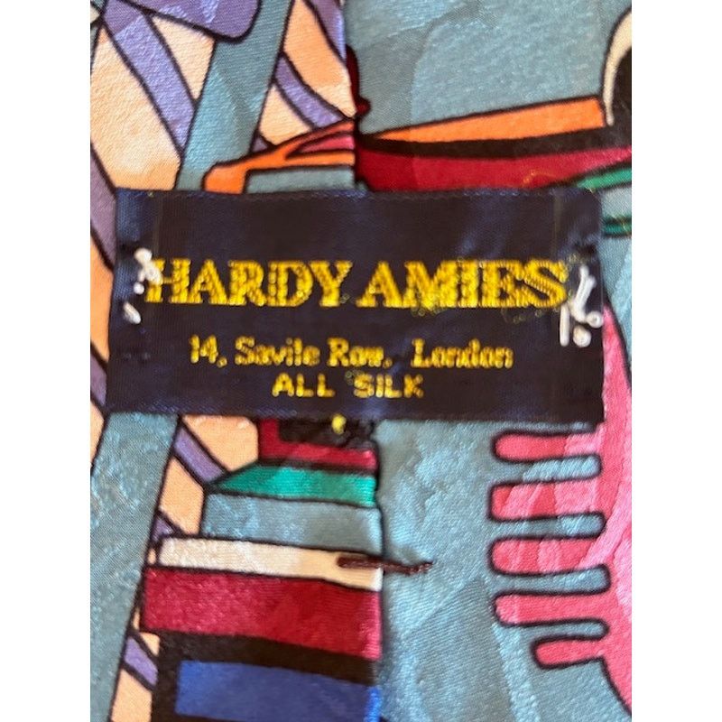 Hardy Amies Vintage Hardy Amies All Silk Ties Set of 3 1990s Savile Row Size ONE SIZE - 3 Thumbnail