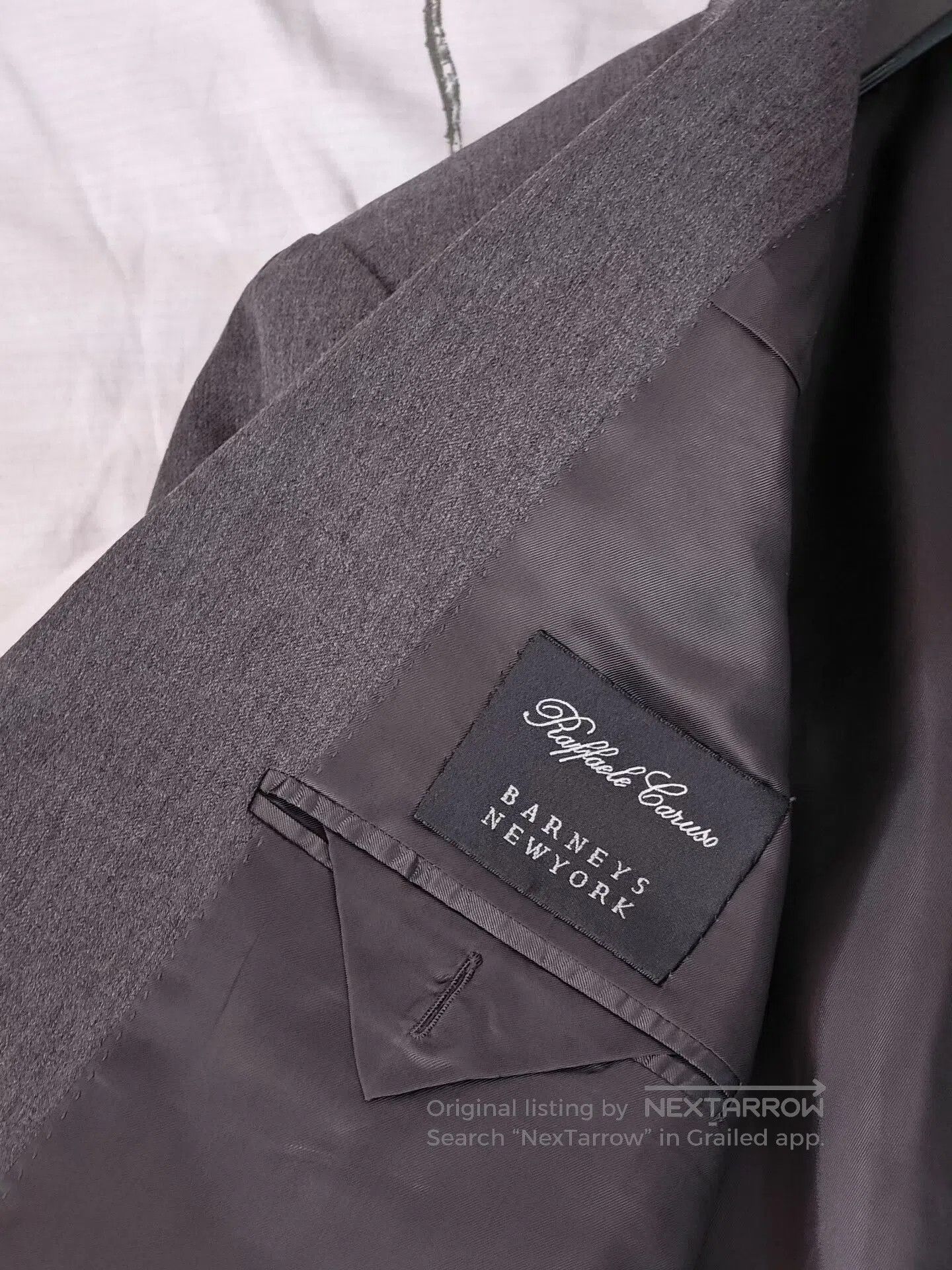 Caruso Caruso Gray Wool Suit Jacket. Size US L / EU 52-54 / 3 - 7 Thumbnail