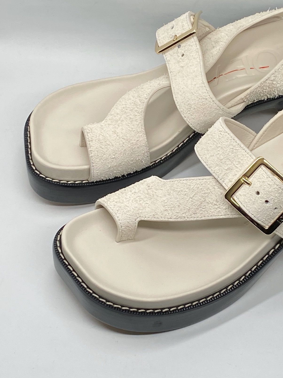 Loewe Loewe Ease heel suede sandal size 41 Size US 11 / IT 41 - 10 Thumbnail