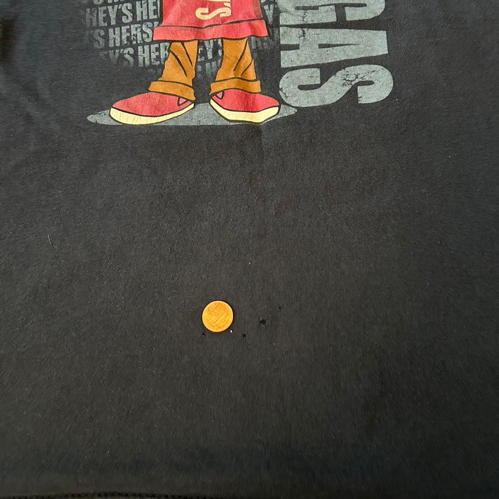 Gildan Y2k hershey chocolate t shirt Size US L / EU 52-54 / 3 - 3 Thumbnail