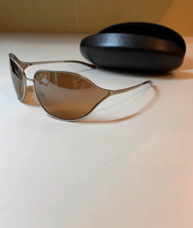 Prada PRADA Sunglasses Flame 2004 Star Mask Fire Chrome Silver Size ONE SIZE - 1 Thumbnail