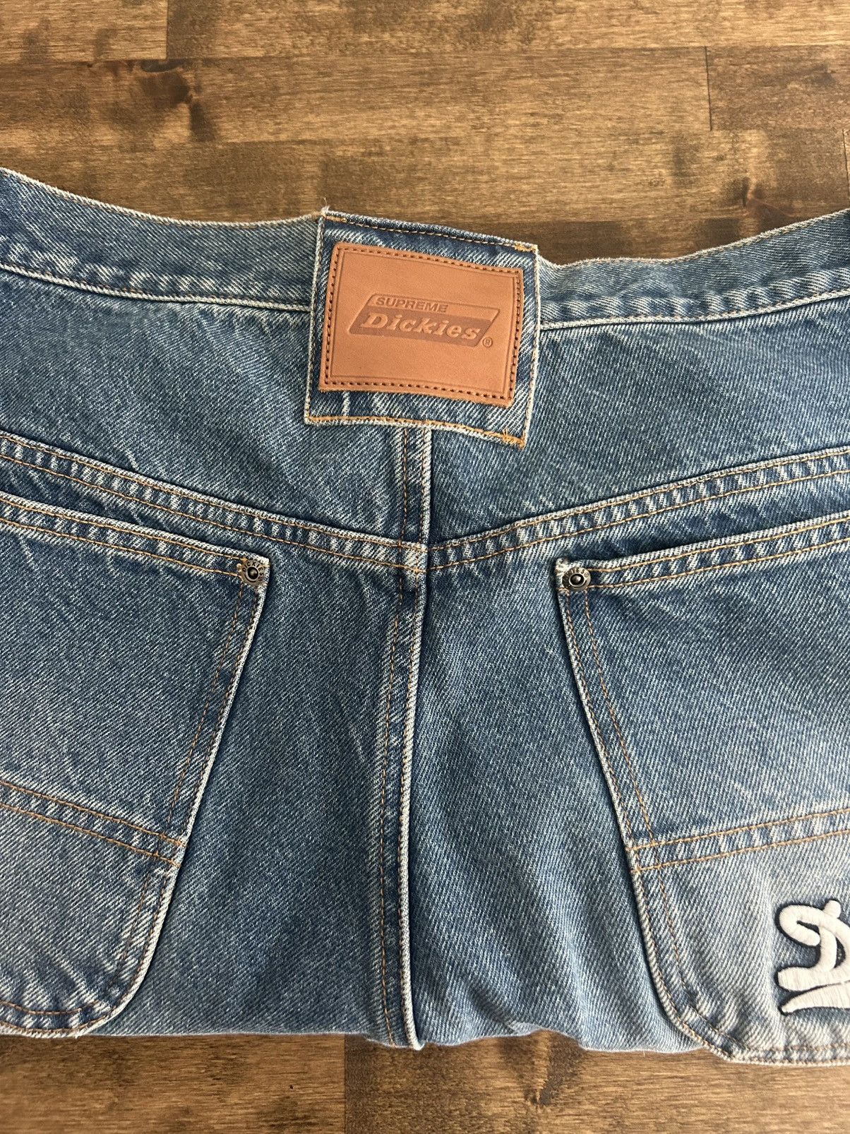 Dickies × Supreme Supreme Dickies Double Knee Baggy Jean | Grailed