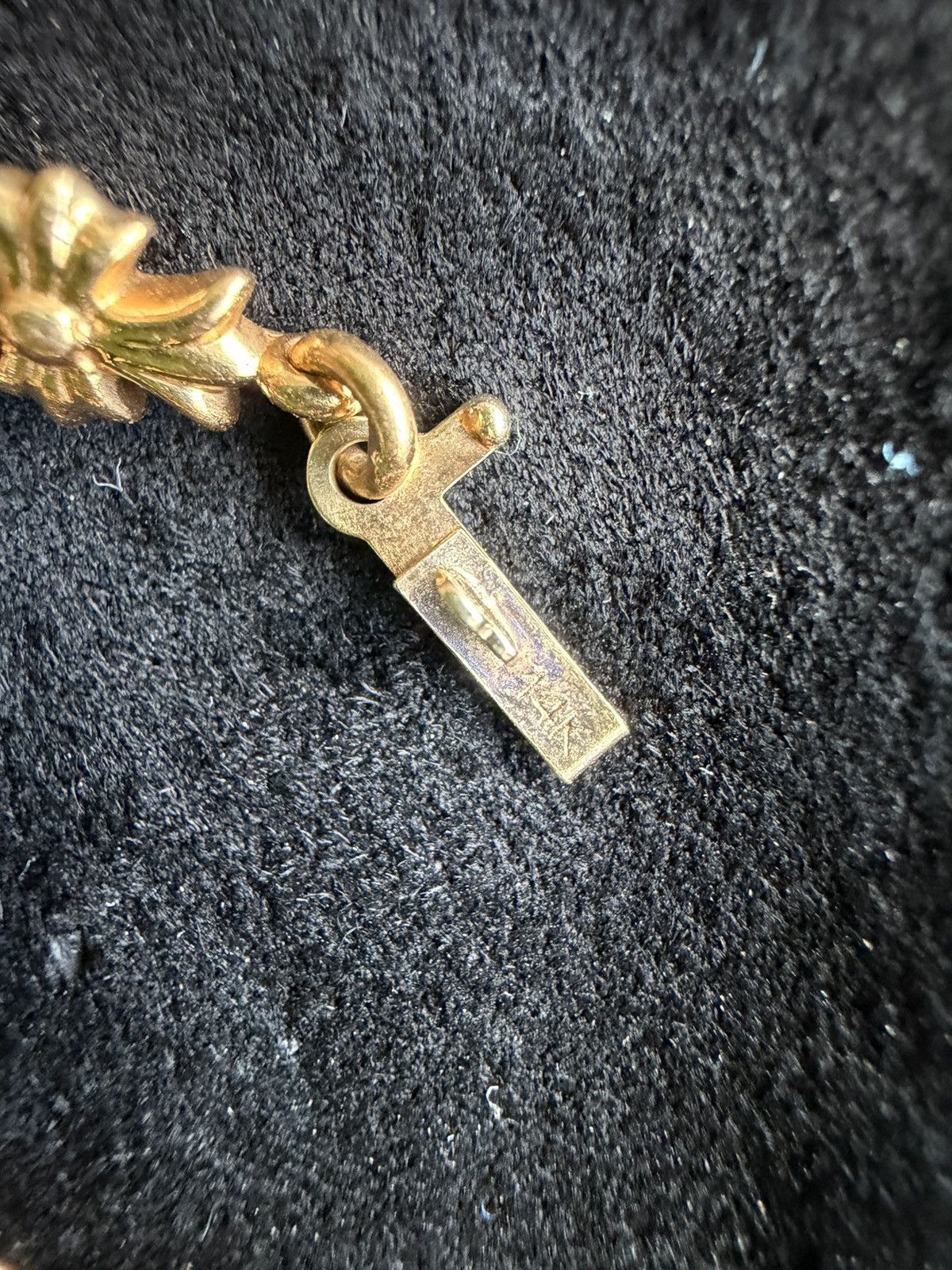 Chrome Hearts Chrome Hearts 22K gold Tiny e Bracelet 7.5 Inch Size ONE SIZE - 7 Thumbnail