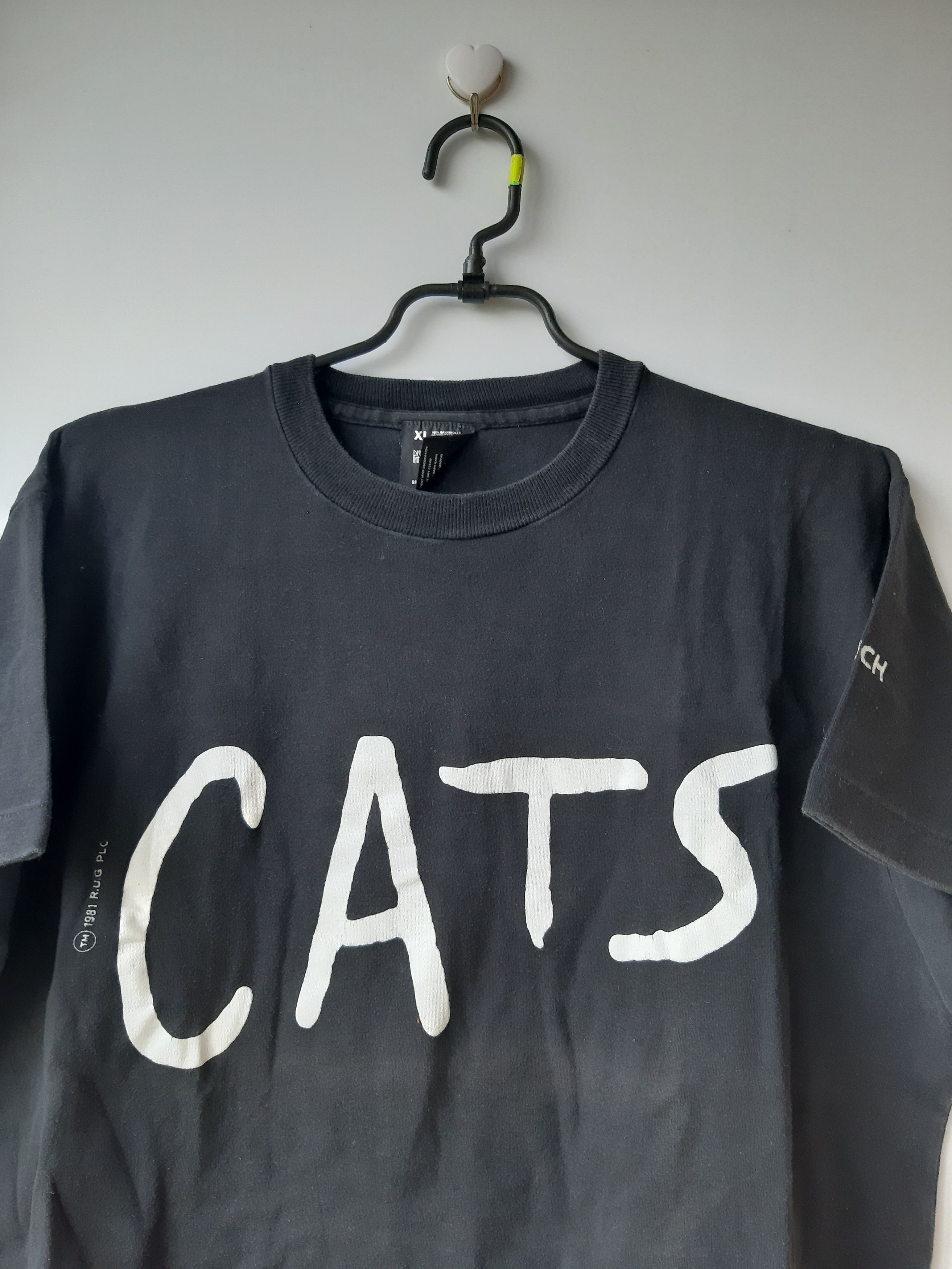 Band Tees × Vintage VINTAGE 1981 CATS BAND TOUR TEE Size US XL / EU 56 / 4 - 2 Thumbnail
