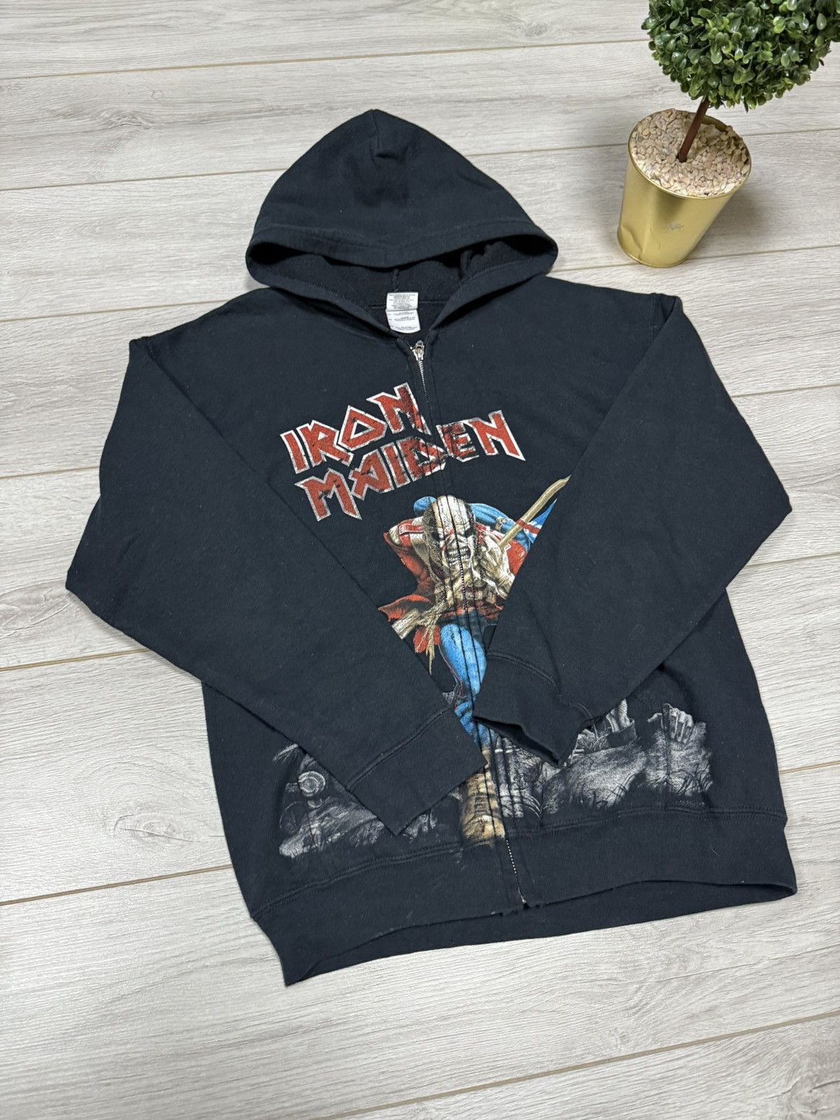Iron Maiden Iron Maiden zip hoodie big print gildan no one wins Size US M / EU 48-50 / 2 - 8 Thumbnail