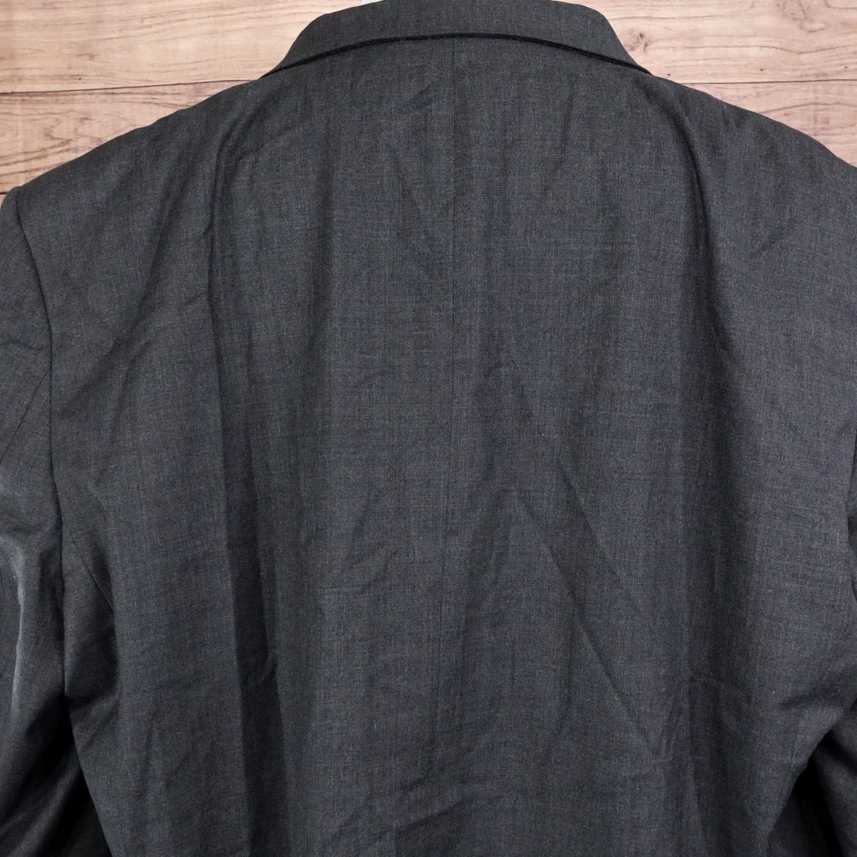 Michael Kors Michael Kors Mens Jacket 52R Gray Wool Polyester 2 Button Notch Lapel Size US L / EU 52-54 / 3 - 5 Thumbnail
